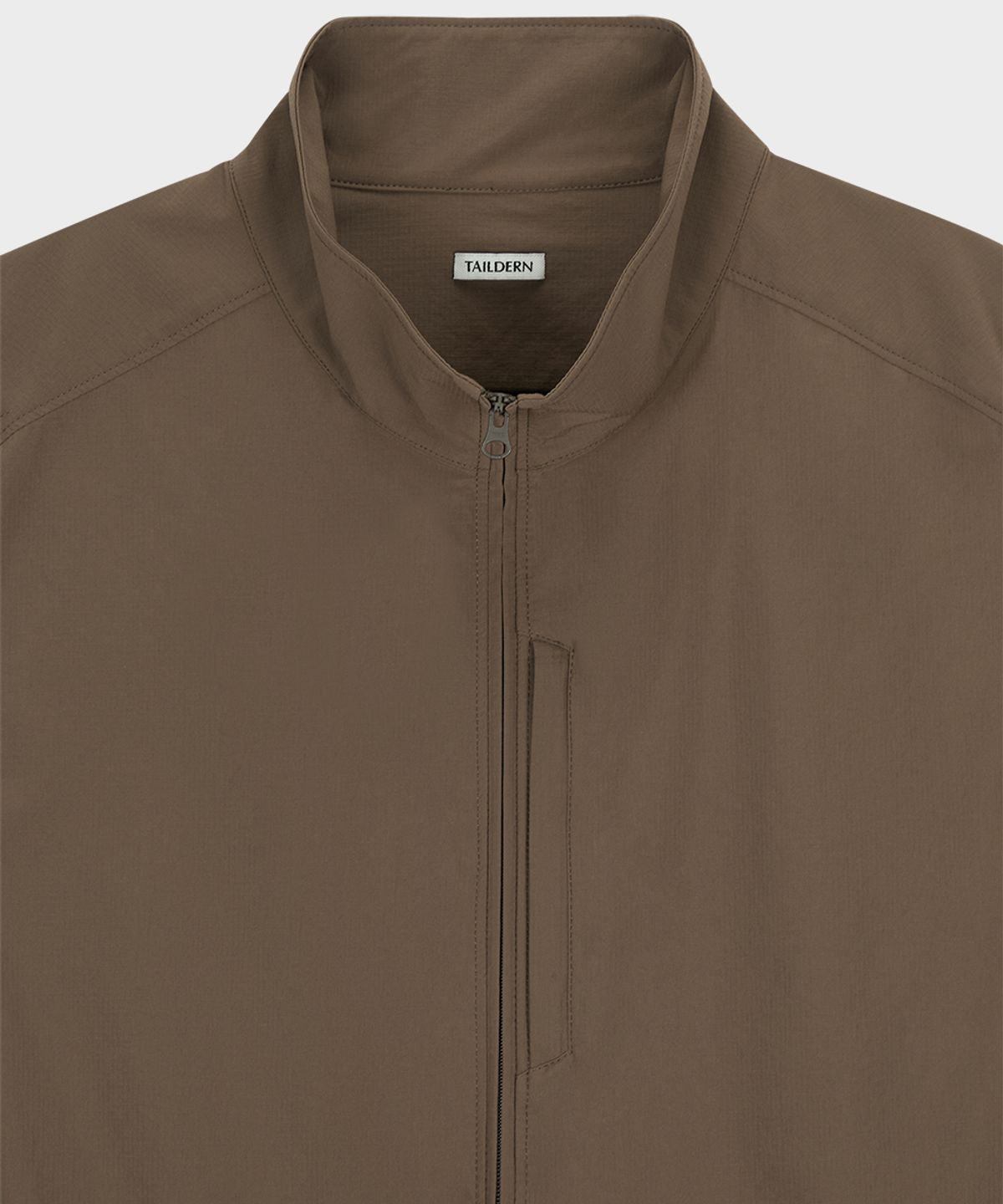 테일던(TAILDERN) Tech Woven Vest Brown
