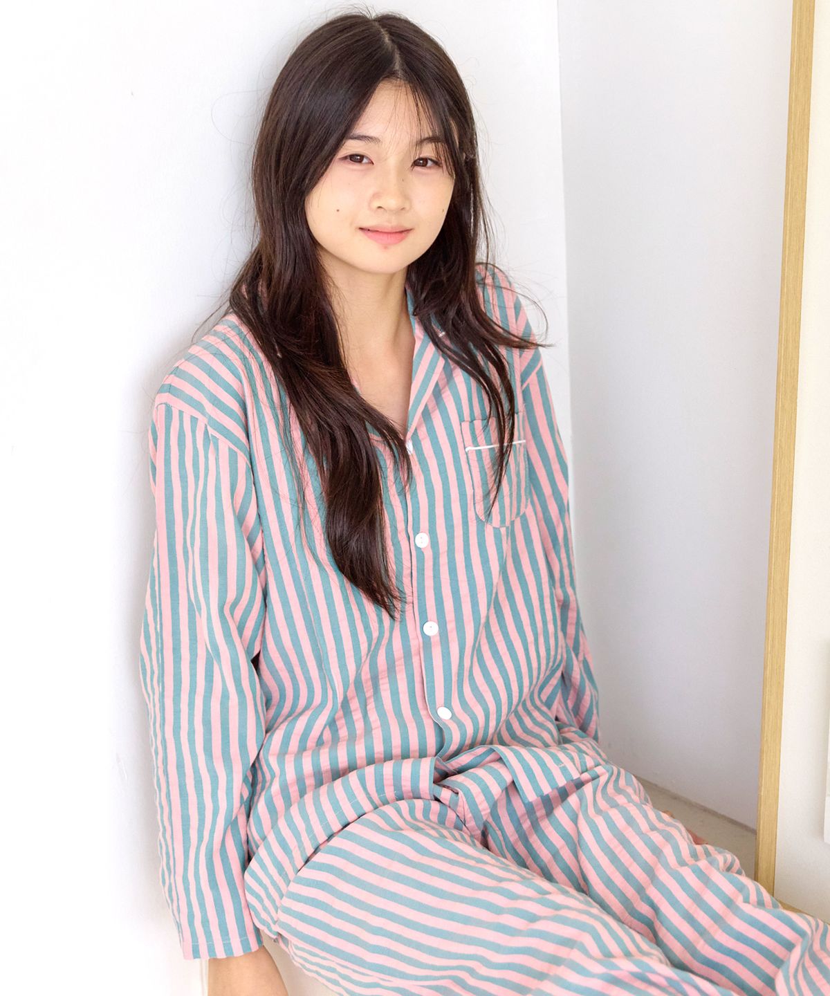 핑코코(PINGCOCO) 2100 핑크스트 긴팔 주니어 잠옷 파자마세트
