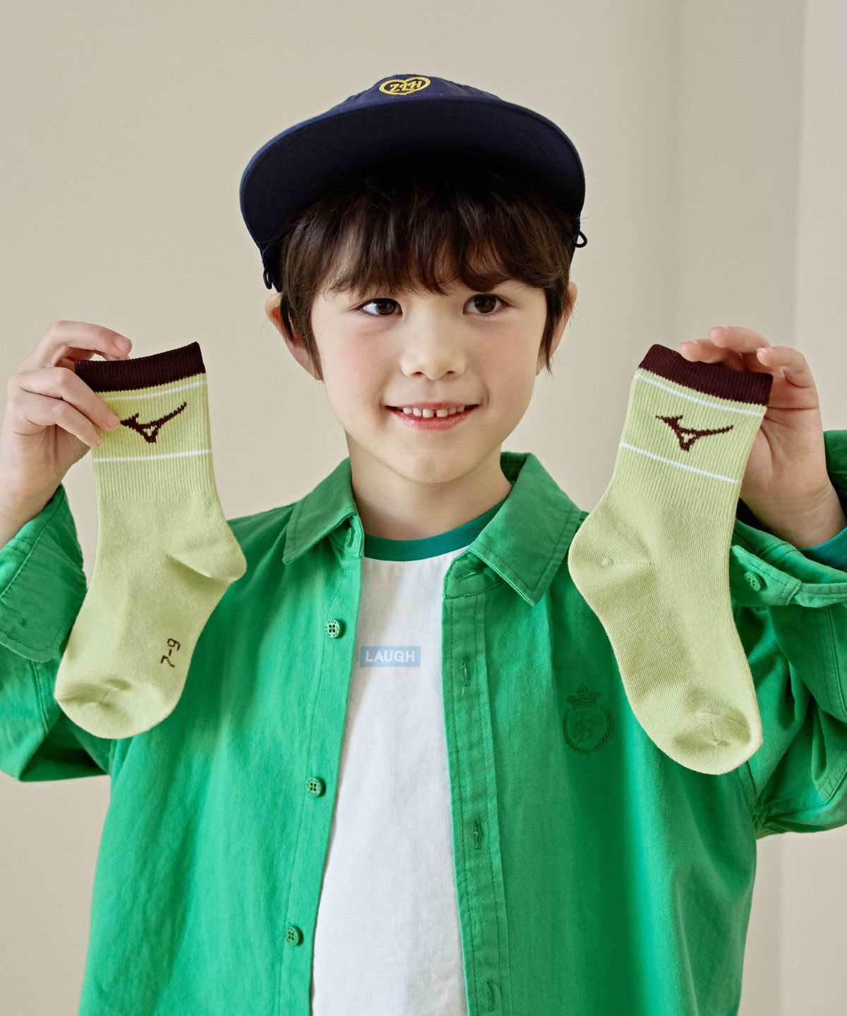 미즈노 주니어(MIZUNO JUNIOR) 주니어 더블 링글 중목 5족 블루믹스