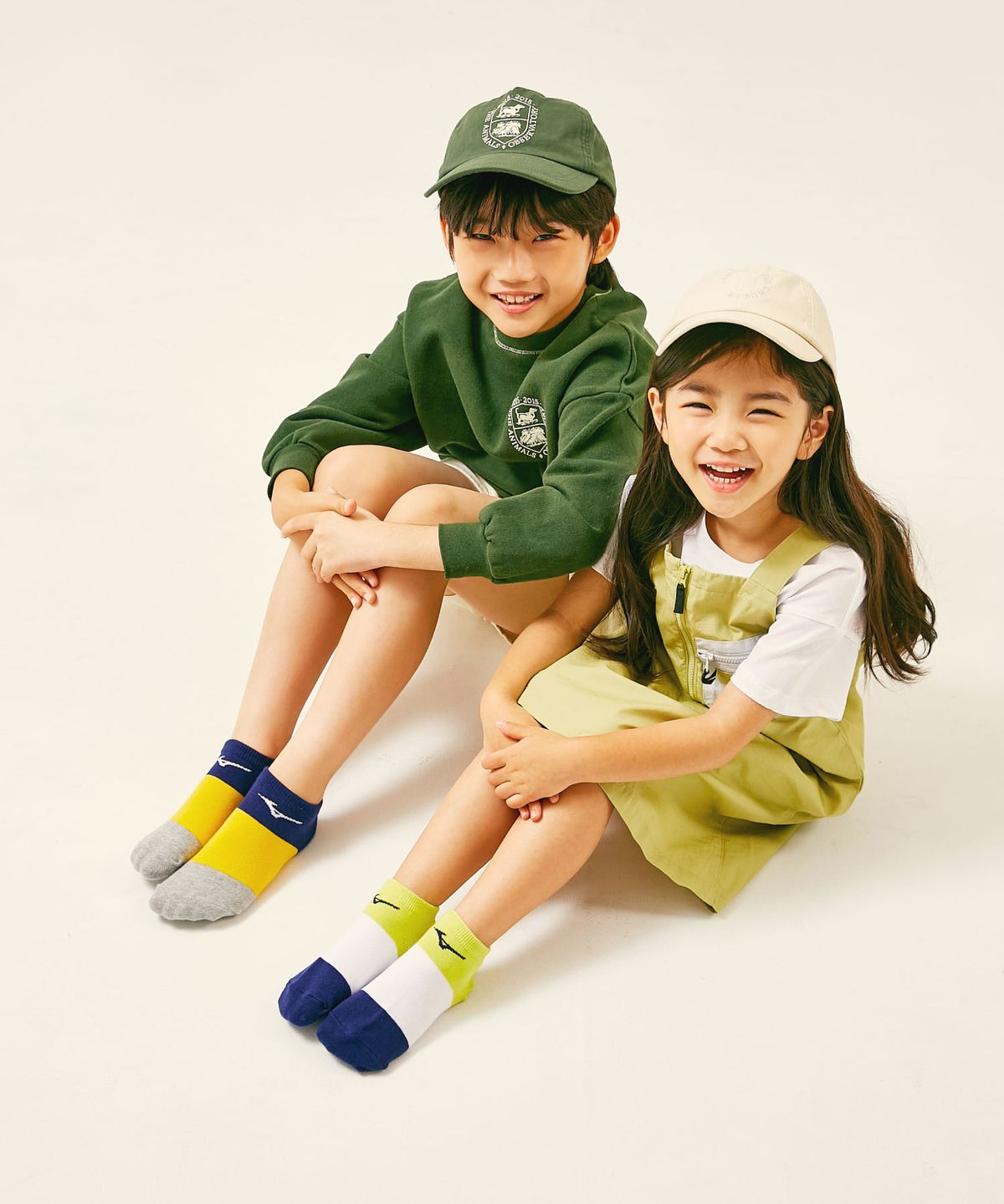 미즈노 주니어(MIZUNO JUNIOR) 주니어 컬러샌드 스니커즈 5족 컬러믹스