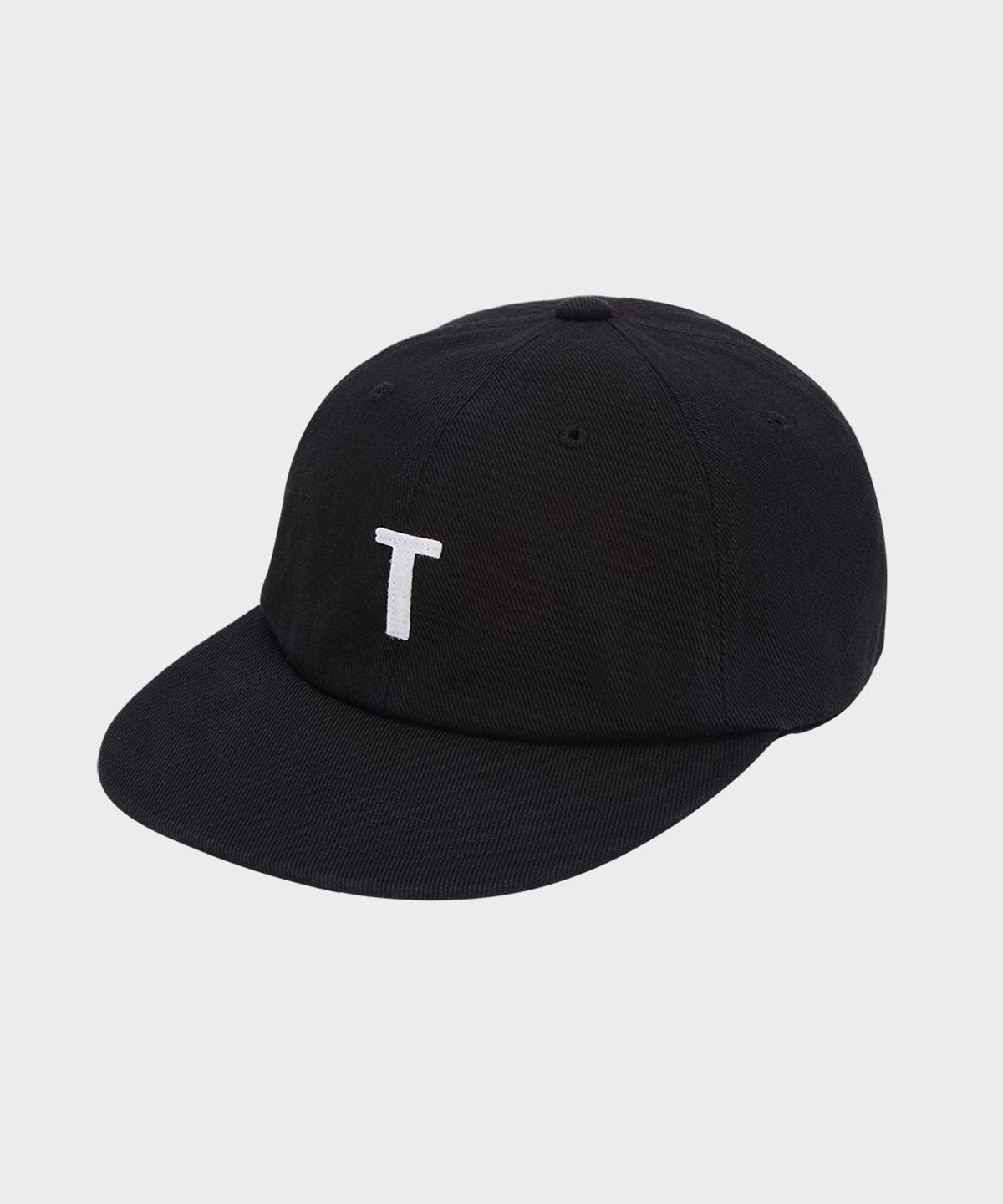 테일던(TAILDERN) 6-Panel T Logo Cap Black