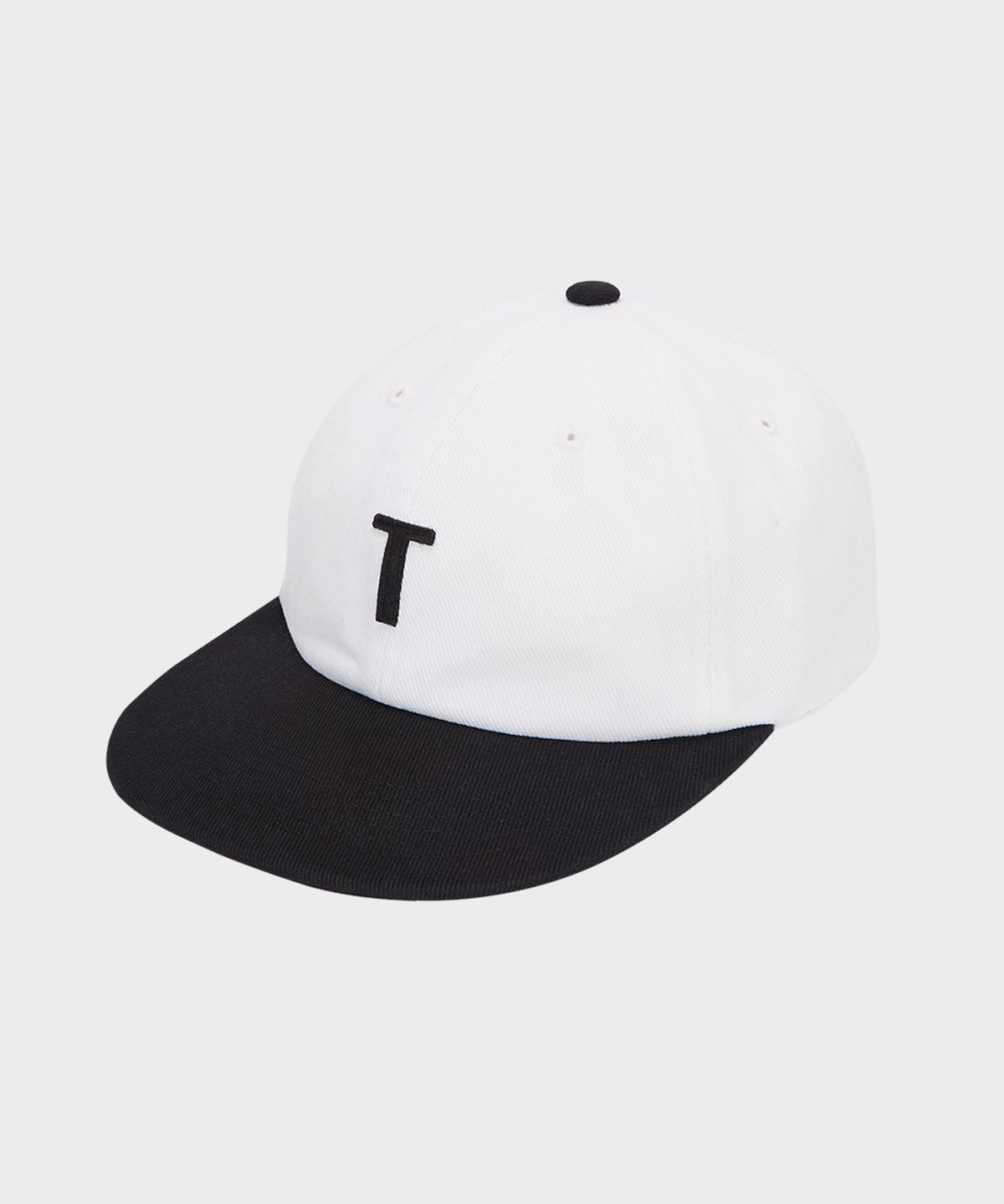 테일던(TAILDERN) 6-Panel T Logo Cap White