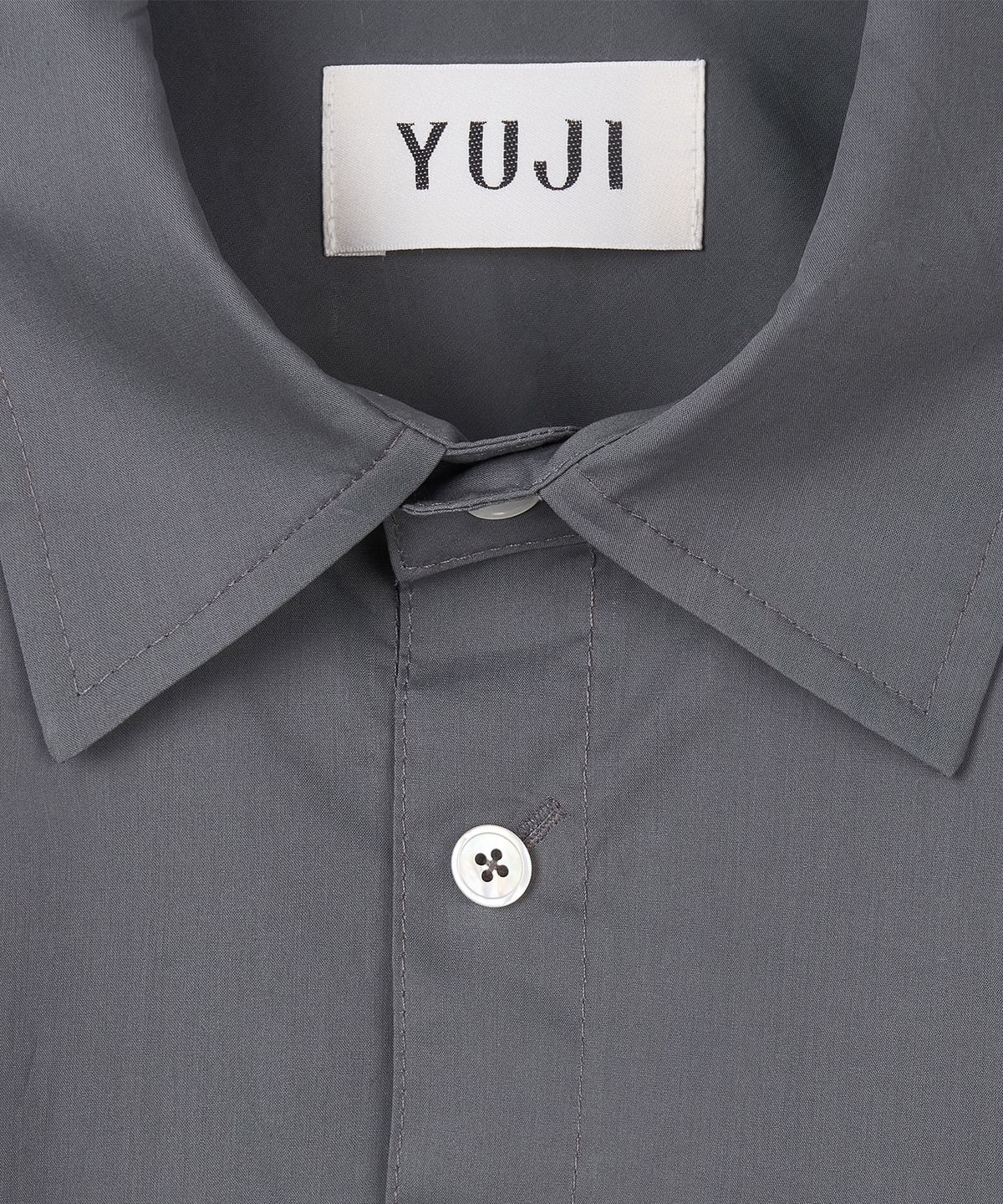 유지(YUJI) STANDARD MONO SHIRT CHARCOAL