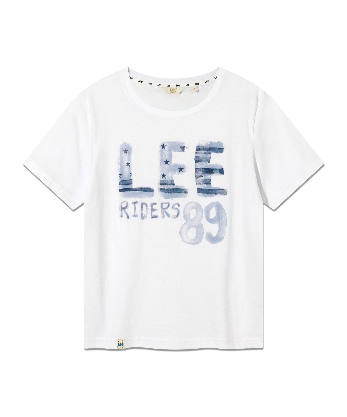 리(LEE) 우먼 아메리칸 타이포 티셔츠 화이트