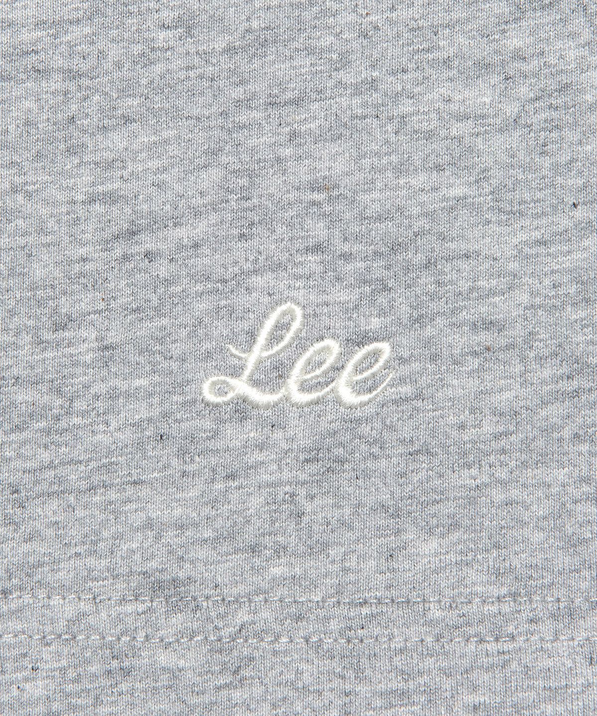 리(LEE) 우먼 래글런 타이포 티셔츠 그레이