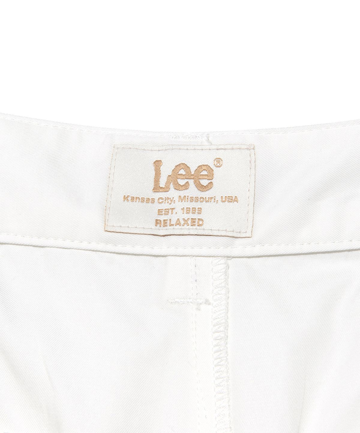 리(LEE) 우먼 베이직 코튼 쇼츠 아이보리