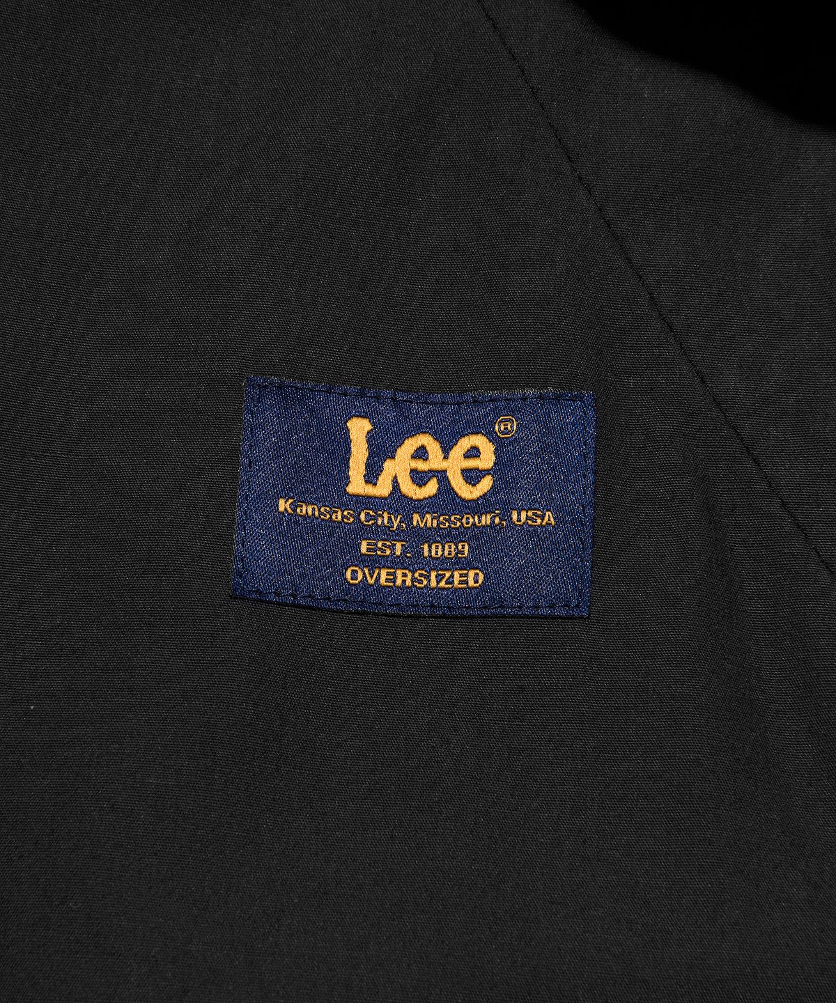 리(LEE) 절개 디테일 카고 쇼츠 블랙
