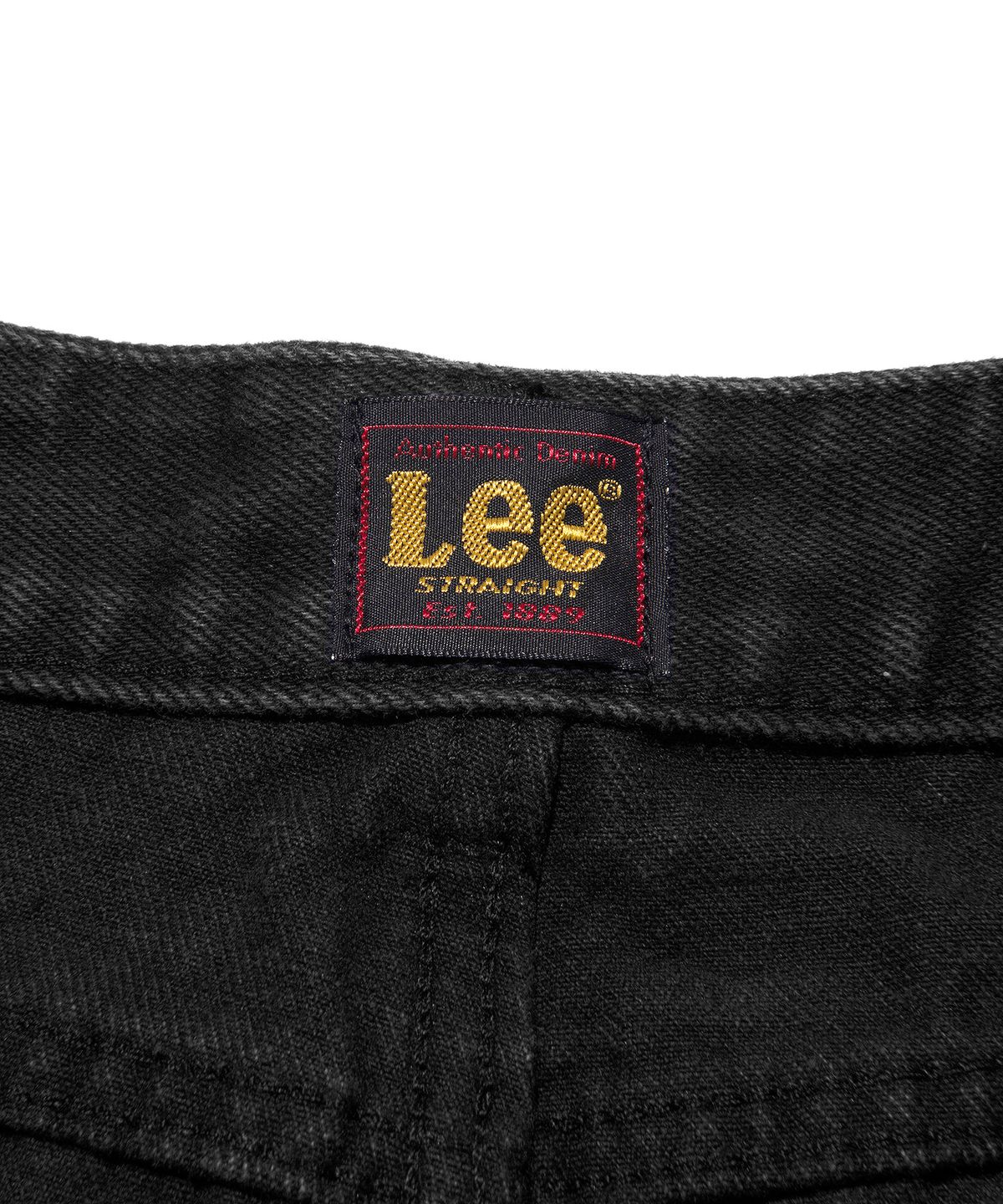 리(LEE) 우먼 스트레이트핏 데님 팬츠 블랙