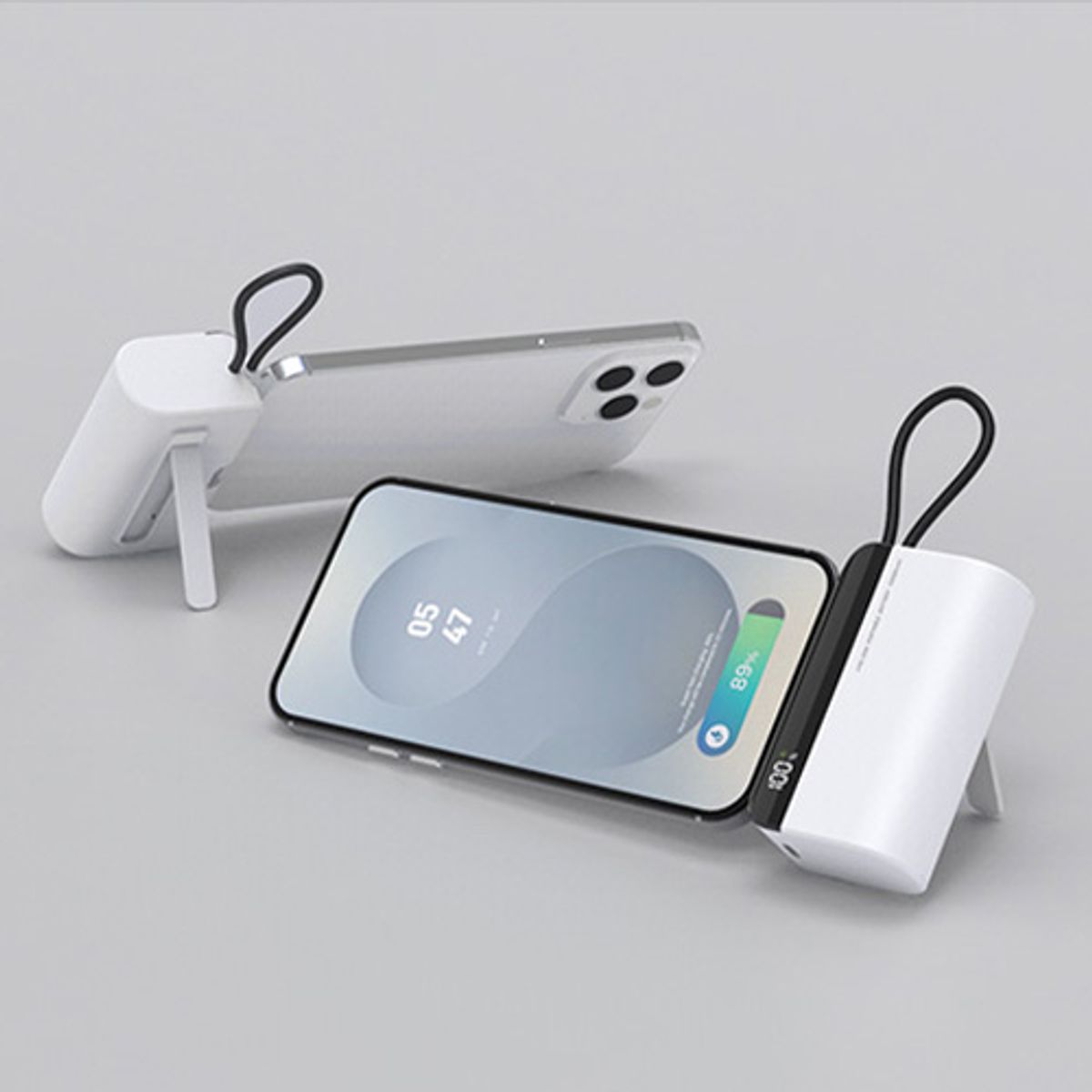 이레케이스앤굿즈(IRECASEGOODS) AT 20W 고속 LCD 스탠드 아이폰 갤럭시 C타입 보조배터리 10000mAh