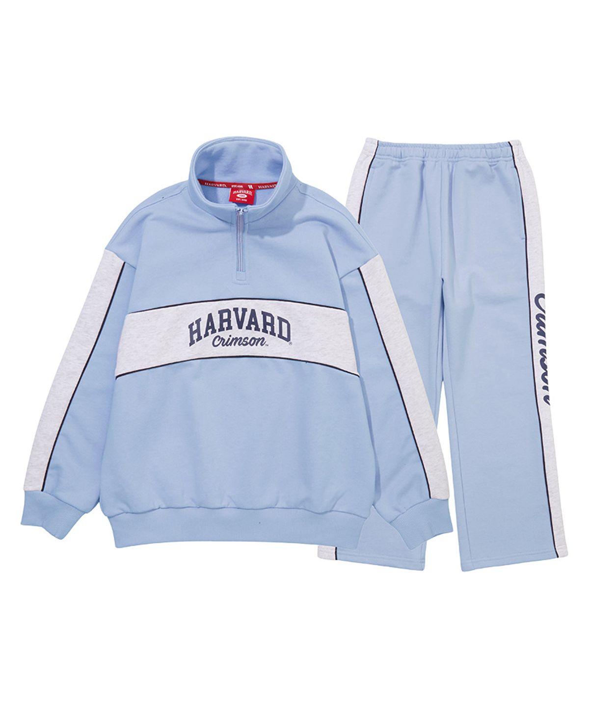 하버드 키즈(HARVARD KIDS) 컬러블럭 집업 셋업 B6S005