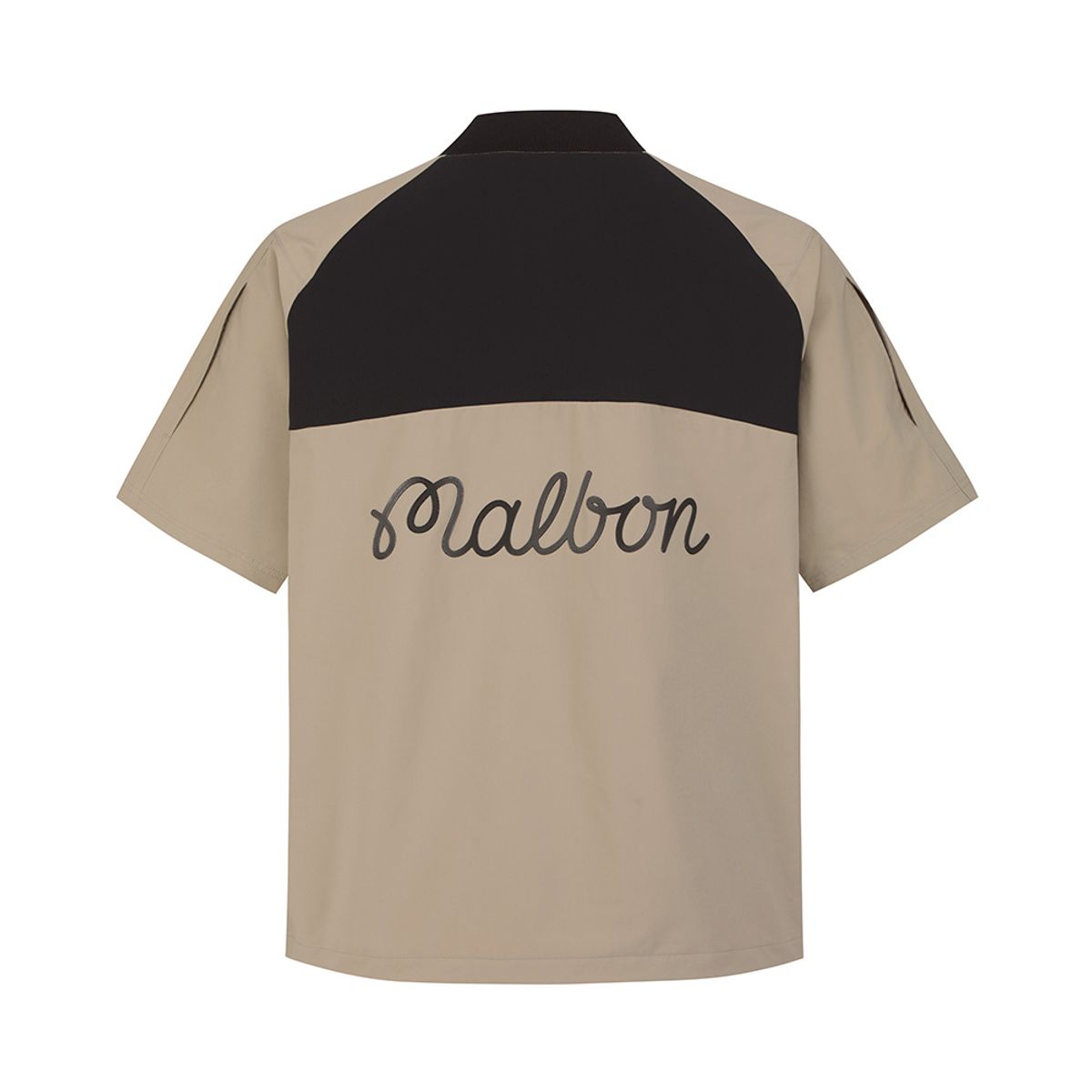 말본 골프(MALBON GOLF) 트라이앵글 반팔 자켓 BEIGE (MAN)