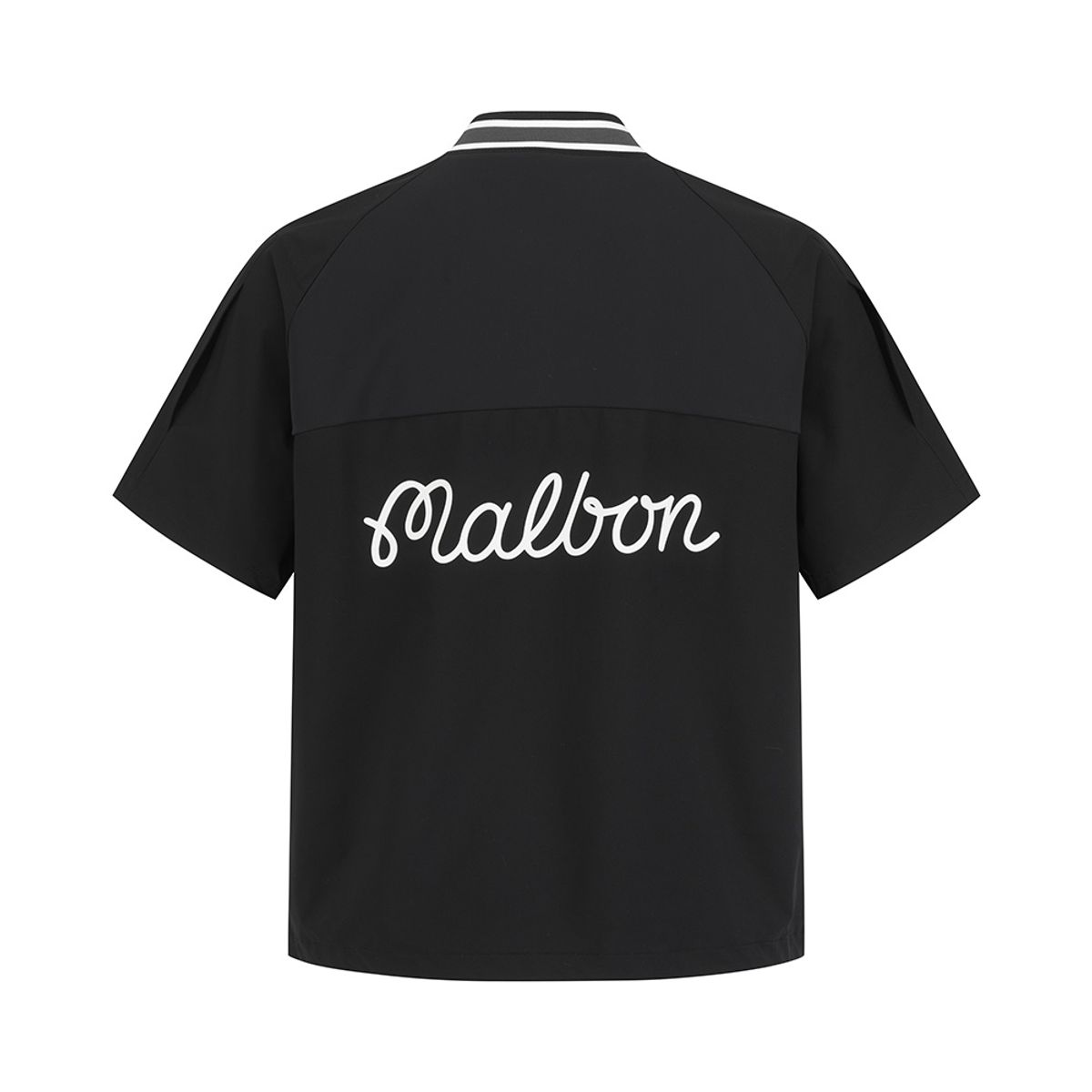 말본 골프(MALBON GOLF) 트라이앵글 반팔 자켓 BLACK (MAN)
