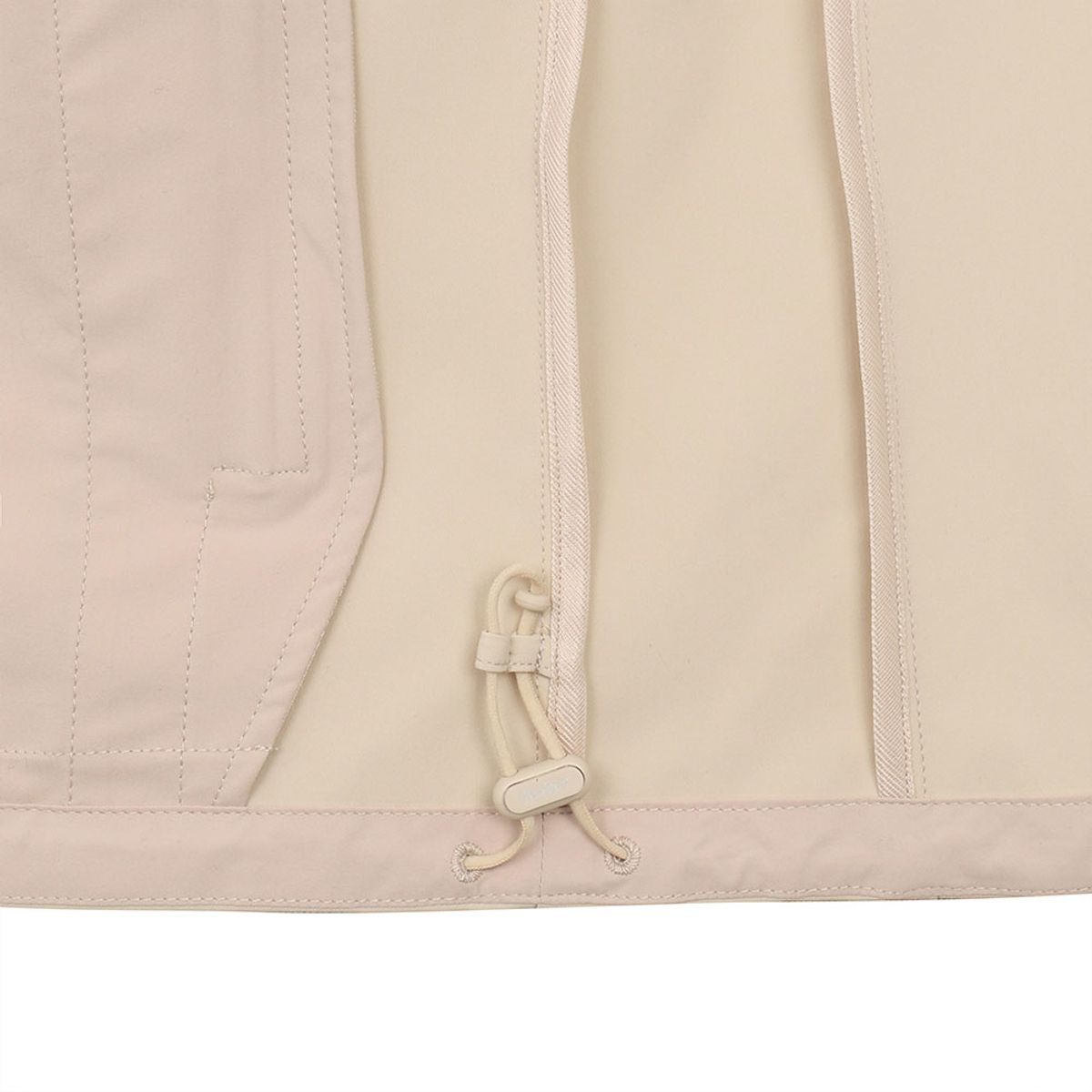 말본 골프(MALBON GOLF) 하프슬리브 컬러블럭 자켓 BEIGE (WOMAN)