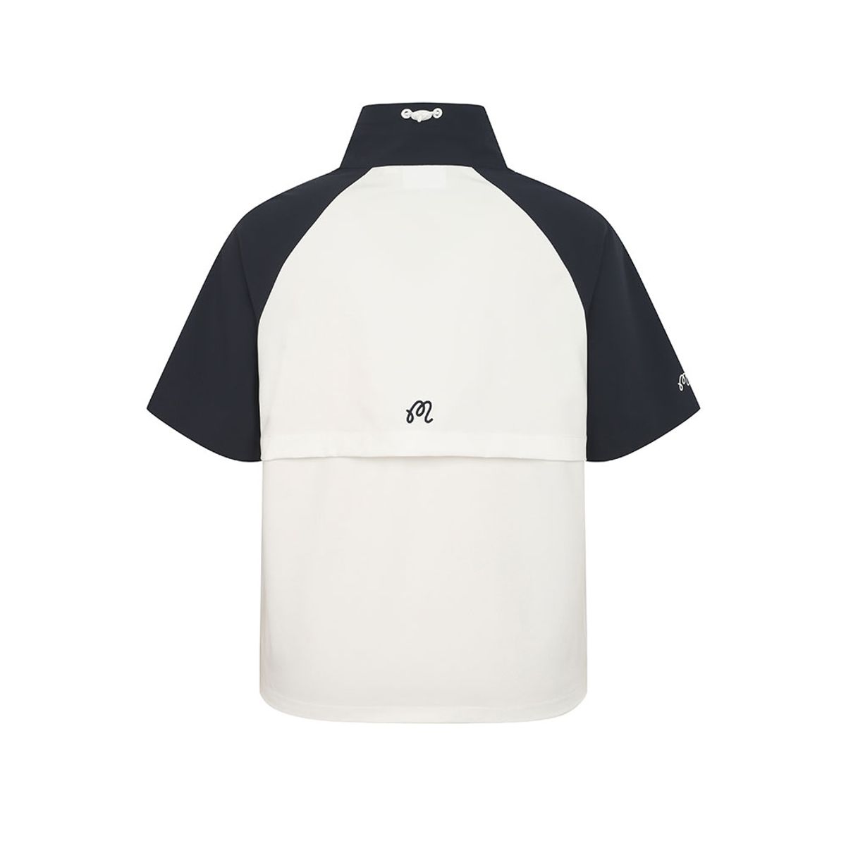 말본 골프(MALBON GOLF) 하프슬리브 컬러블럭 자켓 WHITE (WOMAN)