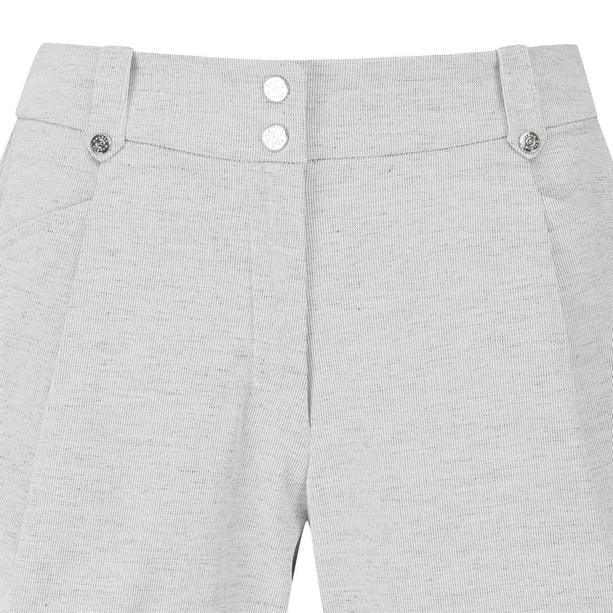 말본 골프(MALBON GOLF) A라인 린넨 코튼 혼방 하프팬츠 GRAY (WOMAN)