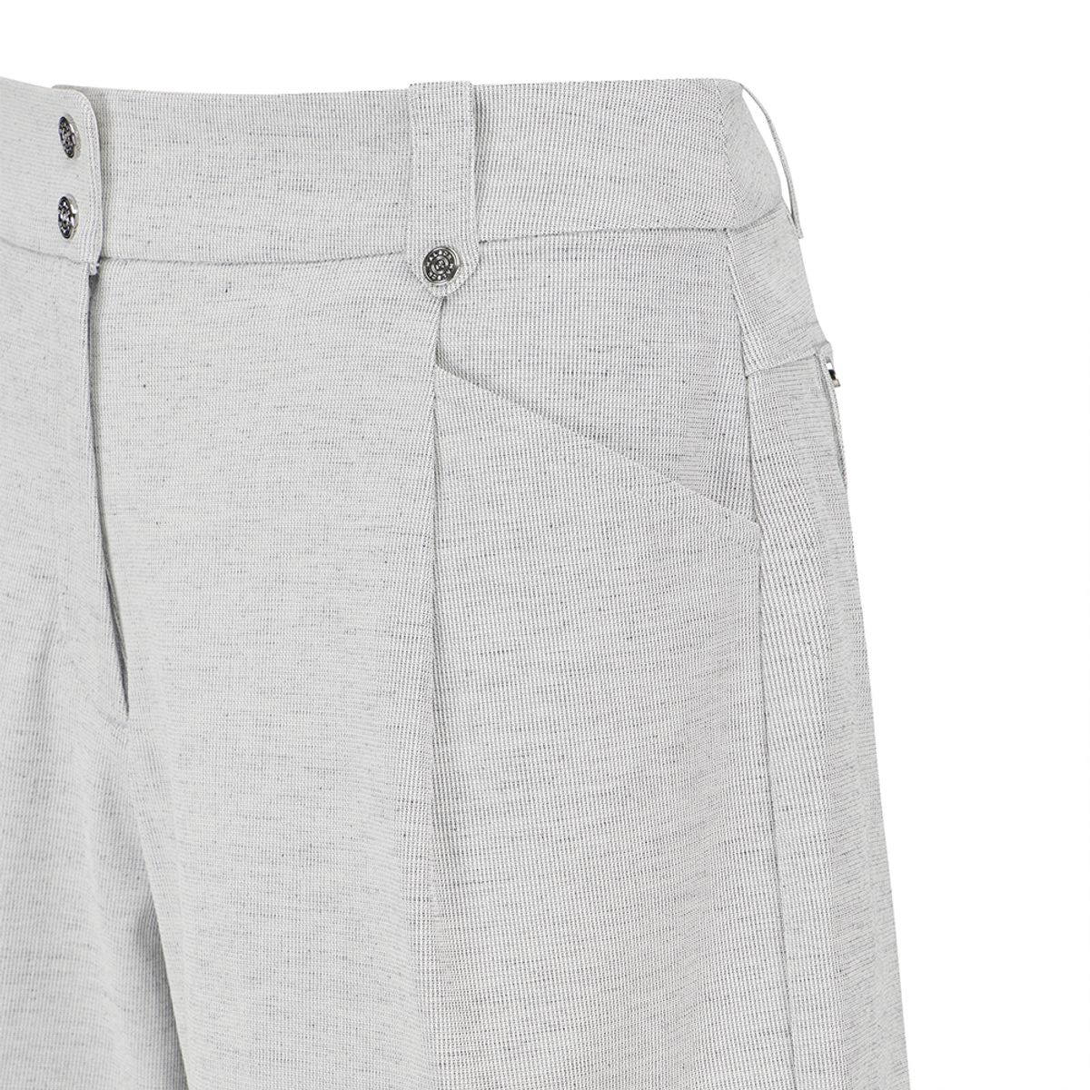 말본 골프(MALBON GOLF) A라인 린넨 코튼 혼방 하프팬츠 GRAY (WOMAN)