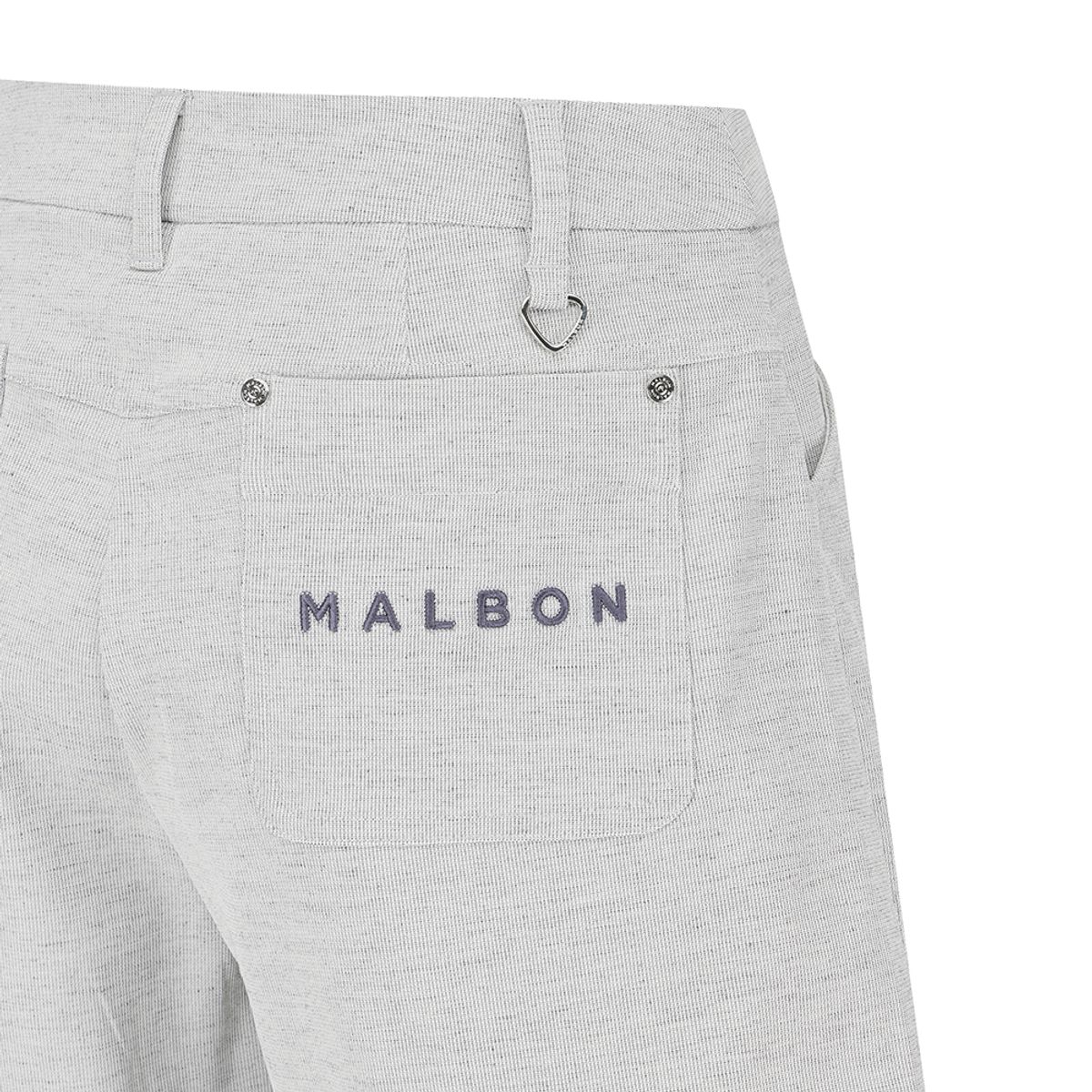 말본 골프(MALBON GOLF) A라인 린넨 코튼 혼방 하프팬츠 GRAY (WOMAN)