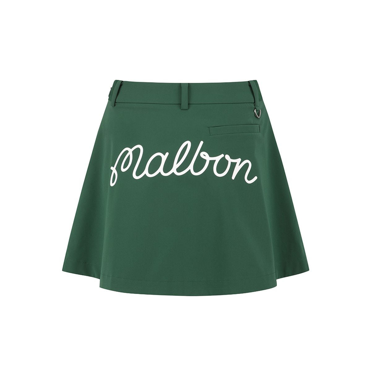 말본 골프(MALBON GOLF) 빅 로고 포인트 플레어 스커트 GREEN (WOMAN)