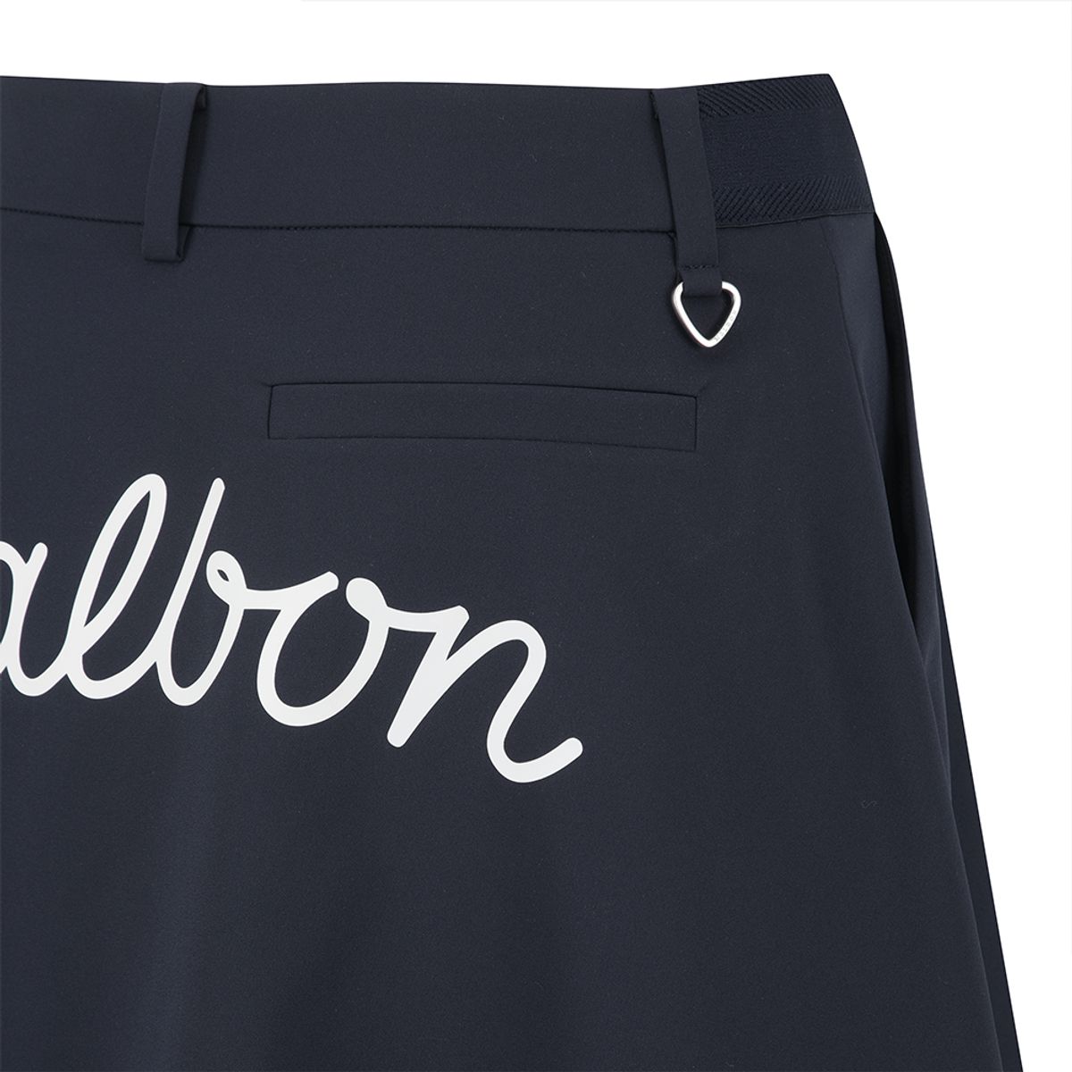 말본 골프(MALBON GOLF) 빅 로고 포인트 플레어 스커트 NAVY (WOMAN)