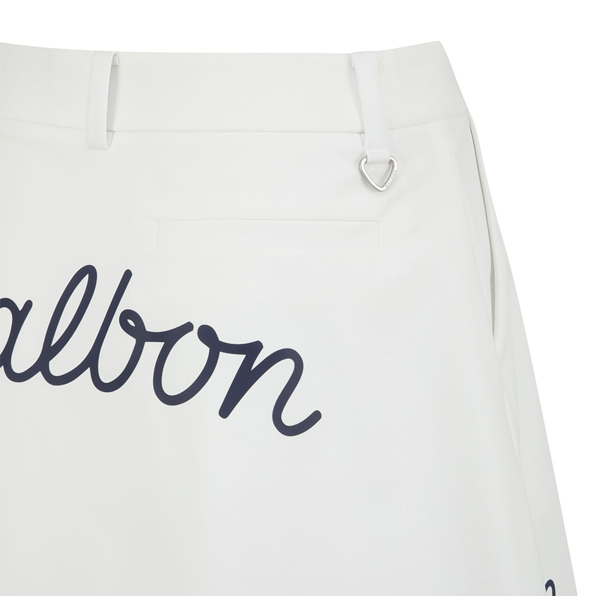 말본 골프(MALBON GOLF) 빅 로고 포인트 플레어 스커트 WHITE (WOMAN)