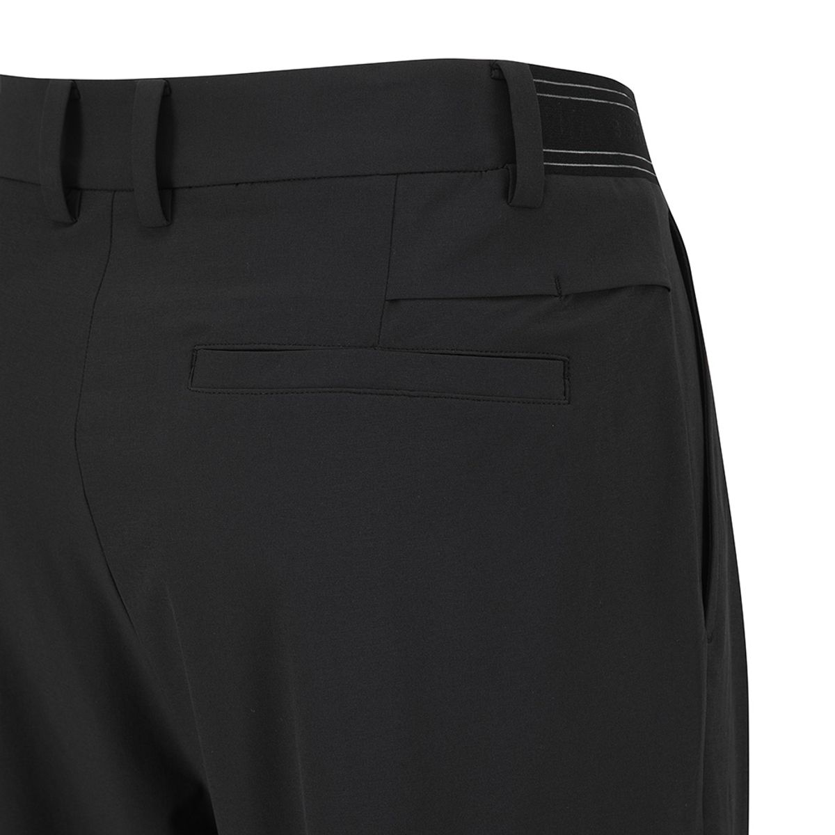 말본 골프(MALBON GOLF) 투턱 세미 와이드 팬츠 BLACK (MAN)