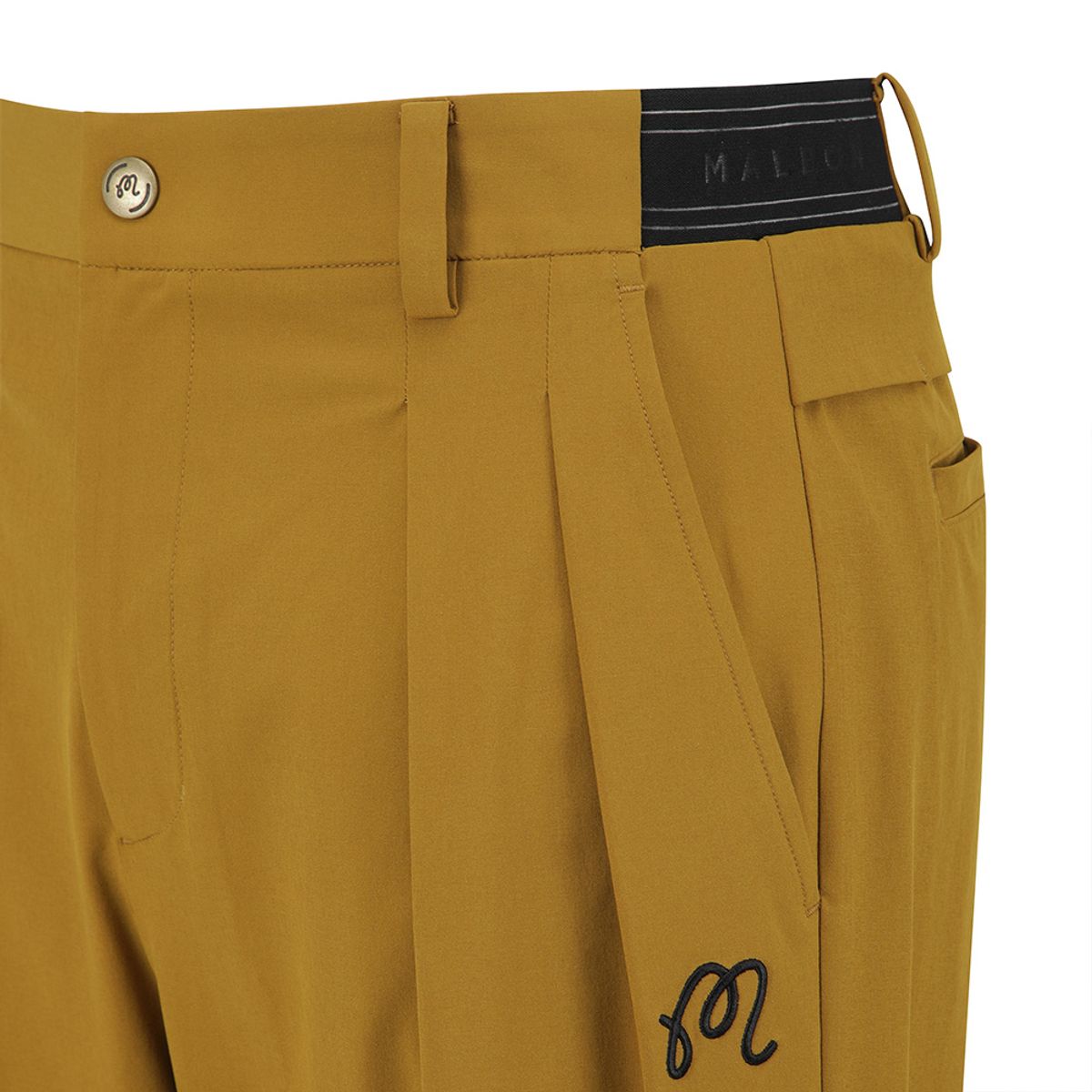 말본 골프(MALBON GOLF) 투턱 세미 와이드 팬츠 TAN (MAN)