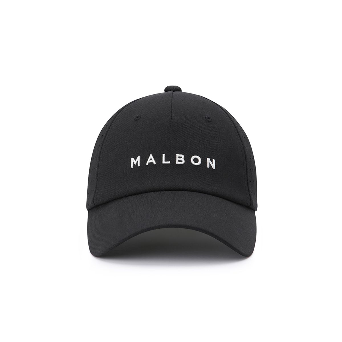 말본 골프(MALBON GOLF) 말본 레터링 타공 볼캡 BLACK