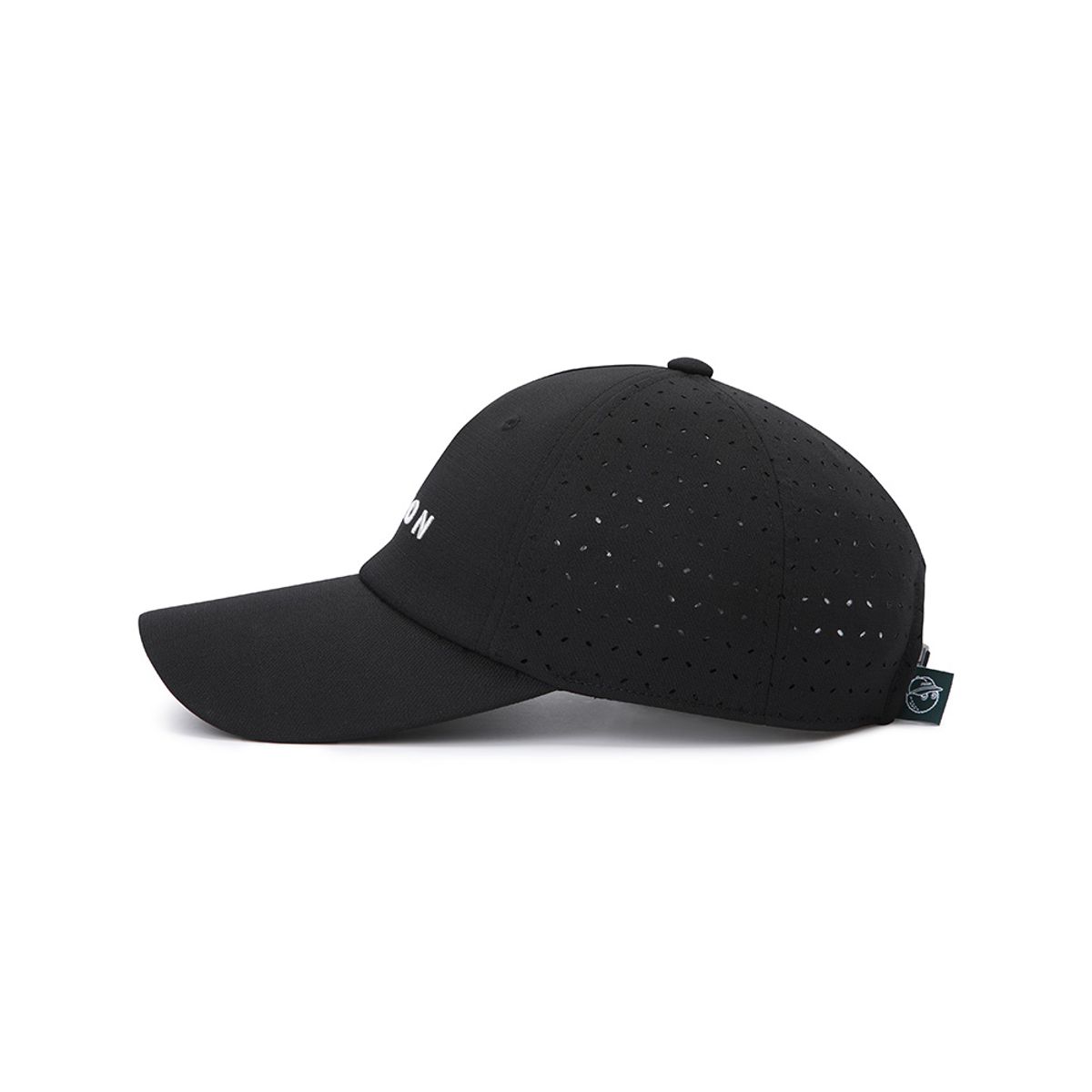 말본 골프(MALBON GOLF) 말본 레터링 타공 볼캡 BLACK