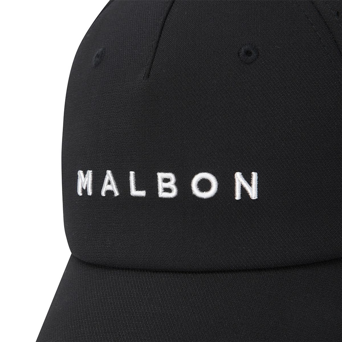 말본 골프(MALBON GOLF) 말본 레터링 타공 볼캡 BLACK