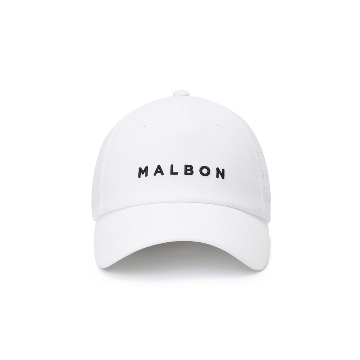 말본 골프(MALBON GOLF) 말본 레터링 타공 볼캡 OFF WHITE