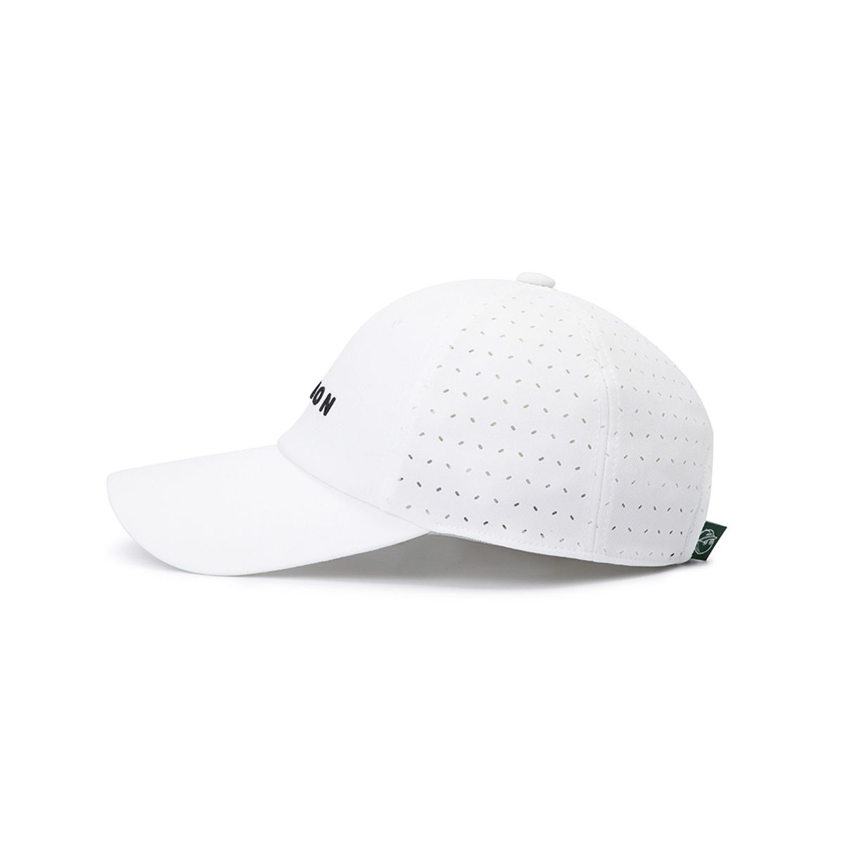 말본 골프(MALBON GOLF) 말본 레터링 타공 볼캡 OFF WHITE