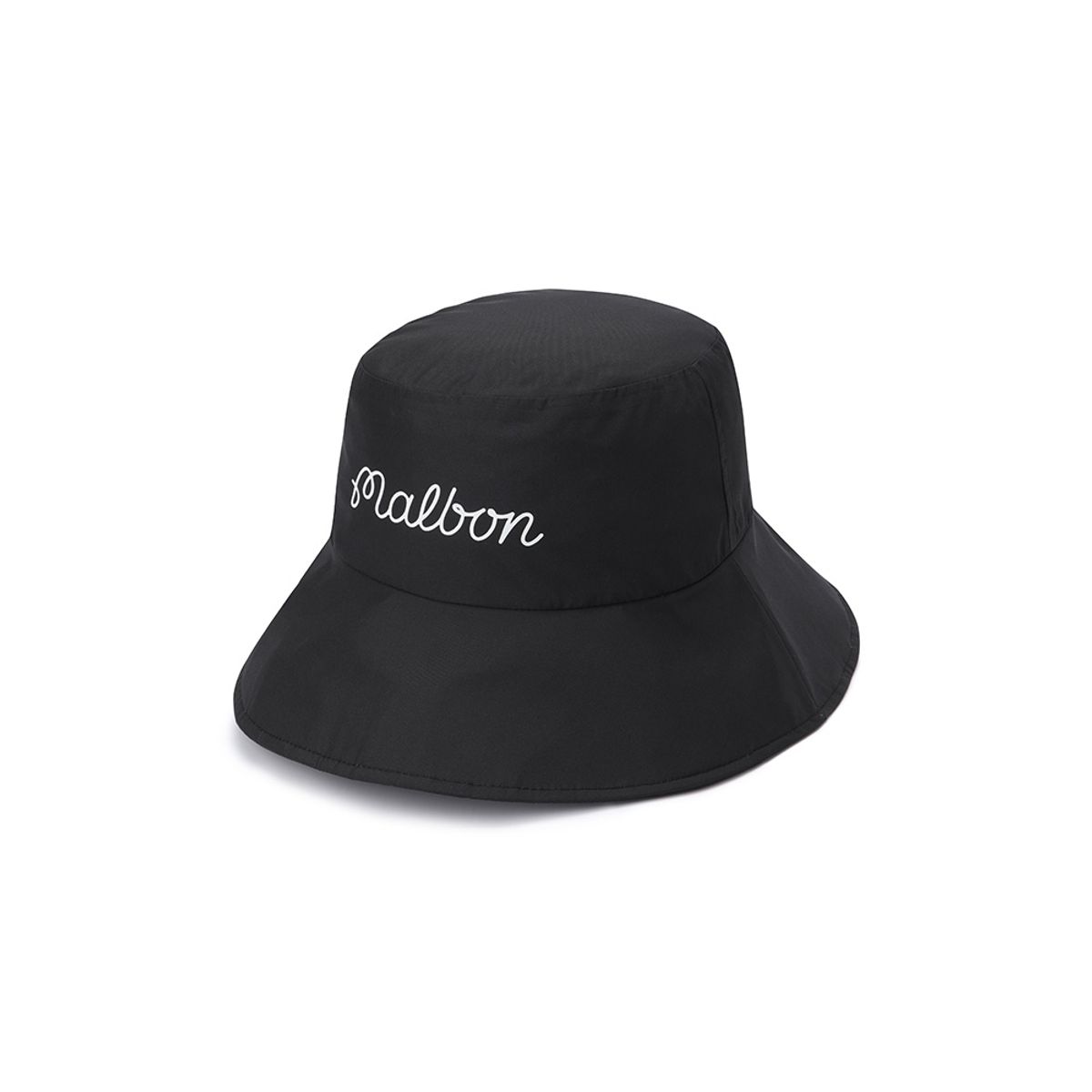 말본 골프(MALBON GOLF) 베이직 레터링 방수 버킷햇 BLACK