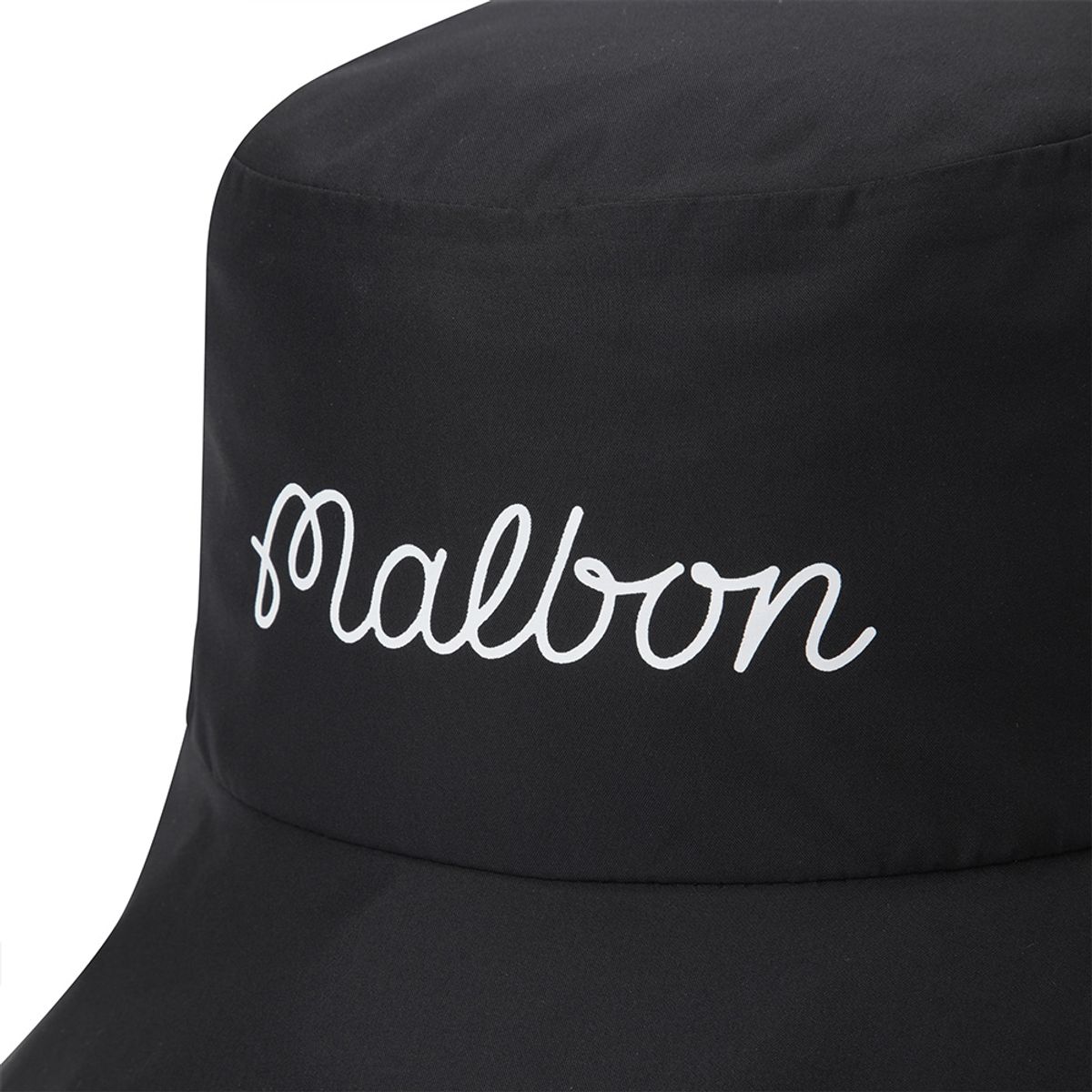 말본 골프(MALBON GOLF) 베이직 레터링 방수 버킷햇 BLACK