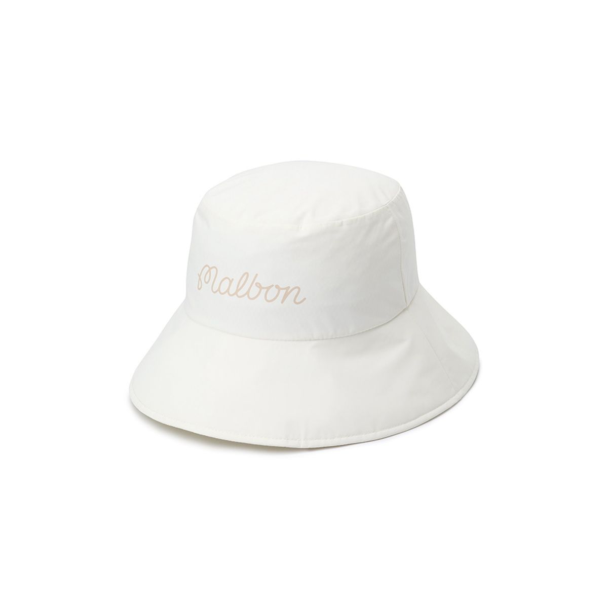 말본 골프(MALBON GOLF) 베이직 레터링 방수 버킷햇 IVORY