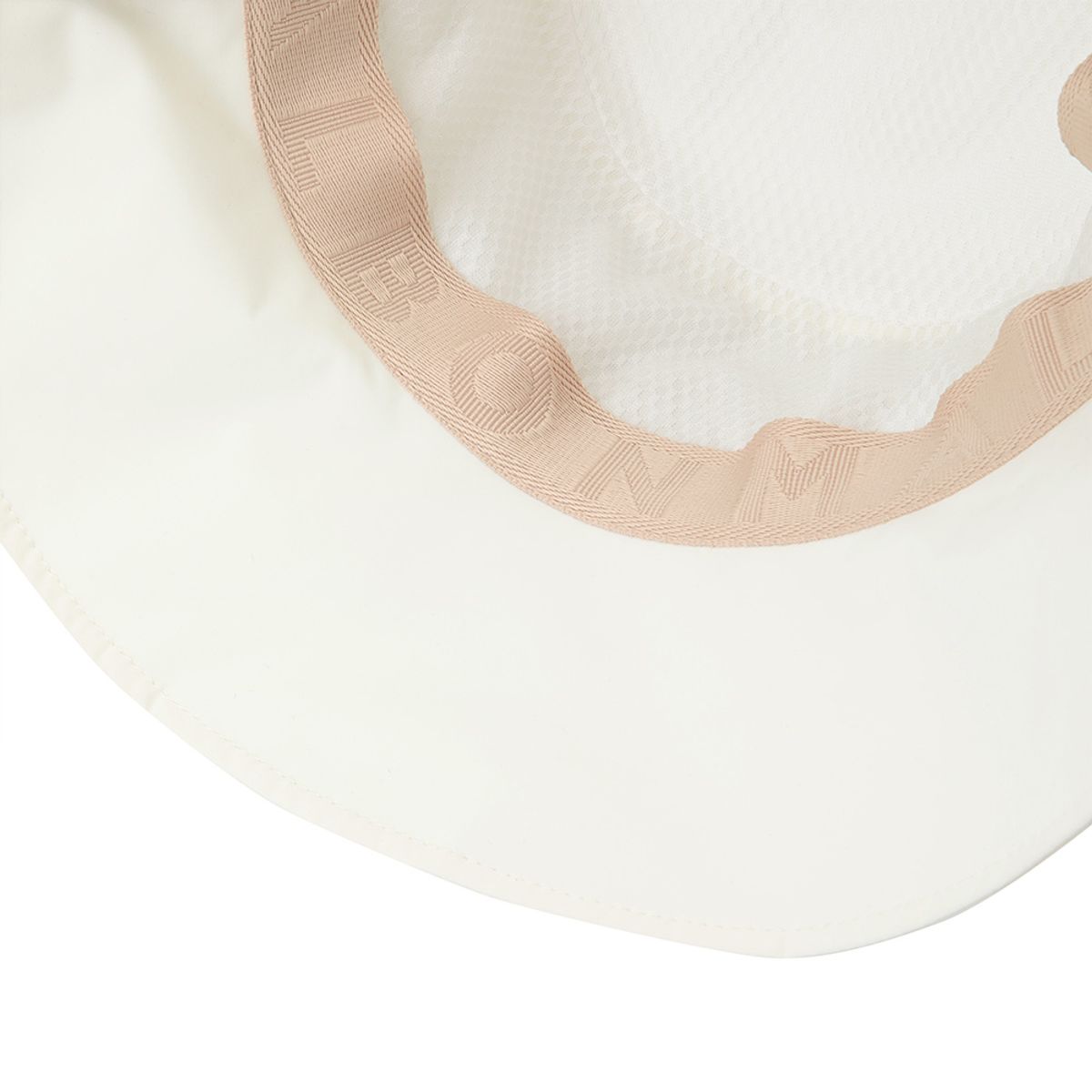 말본 골프(MALBON GOLF) 베이직 레터링 방수 버킷햇 IVORY