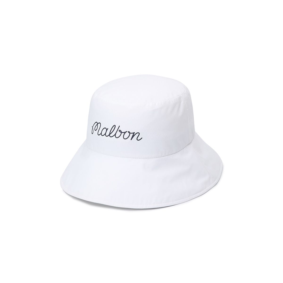 말본 골프(MALBON GOLF) 베이직 레터링 방수 버킷햇 WHITE