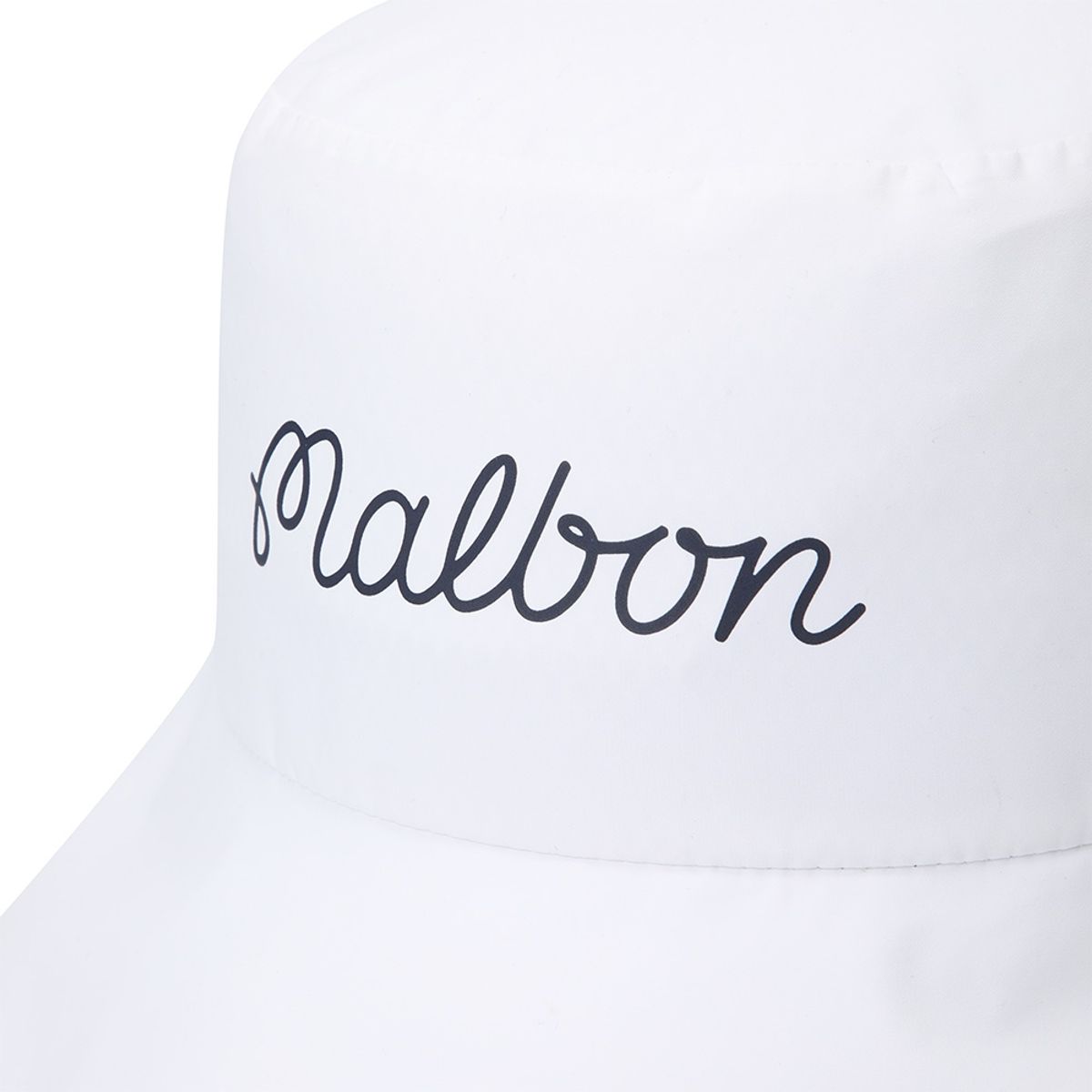 말본 골프(MALBON GOLF) 베이직 레터링 방수 버킷햇 WHITE