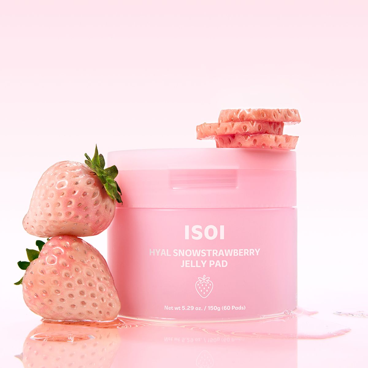 아이소이(ISOI) 히알 눈꽃딸기 젤리 패드 150g(60매) (+PDRN 글로우 패드 2매 증정)