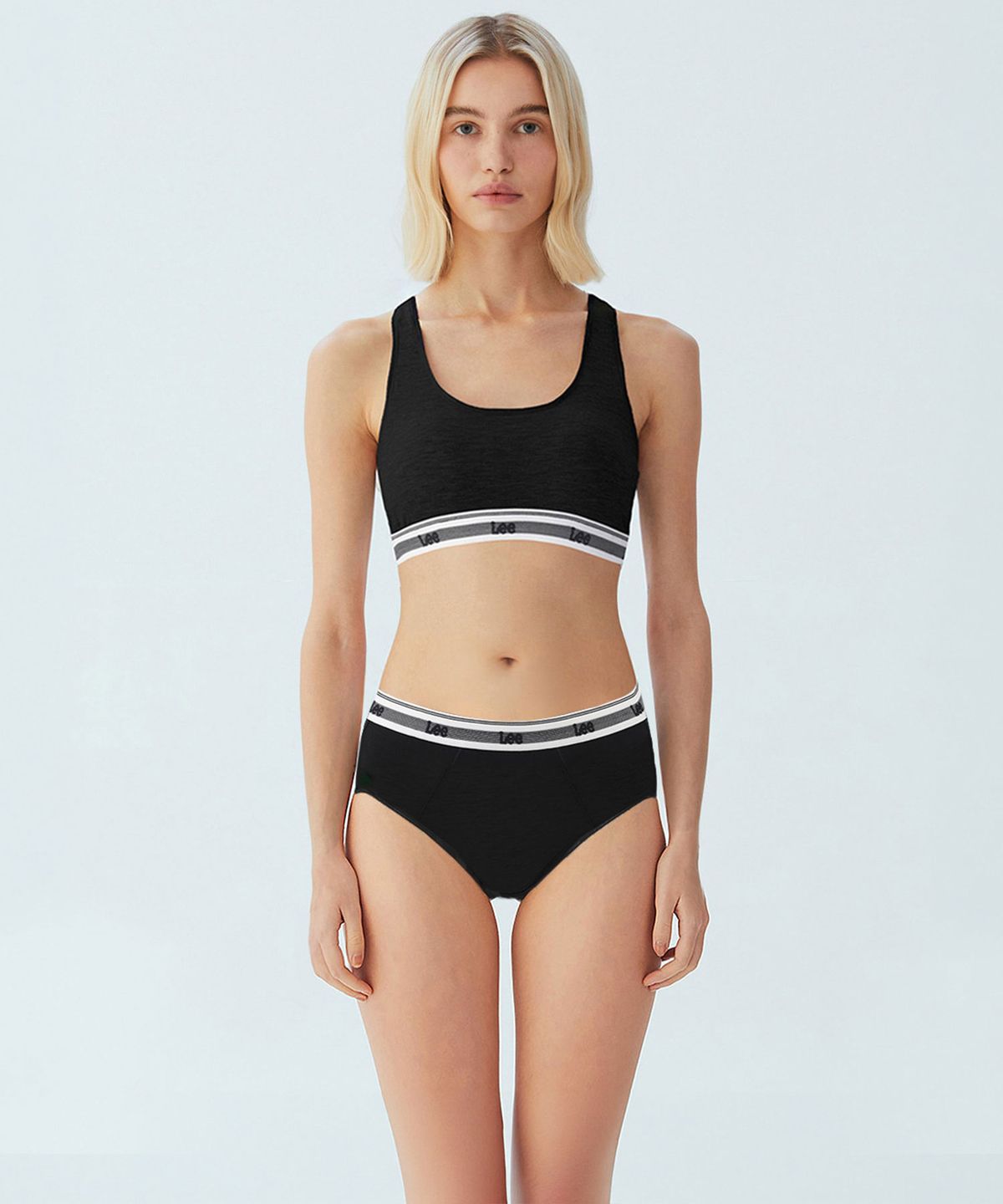 리 바디웨어(LEE BODYWEAR) [3PACK]에센셜 소프트 터치 브라탑&브리프 세트_3Colors