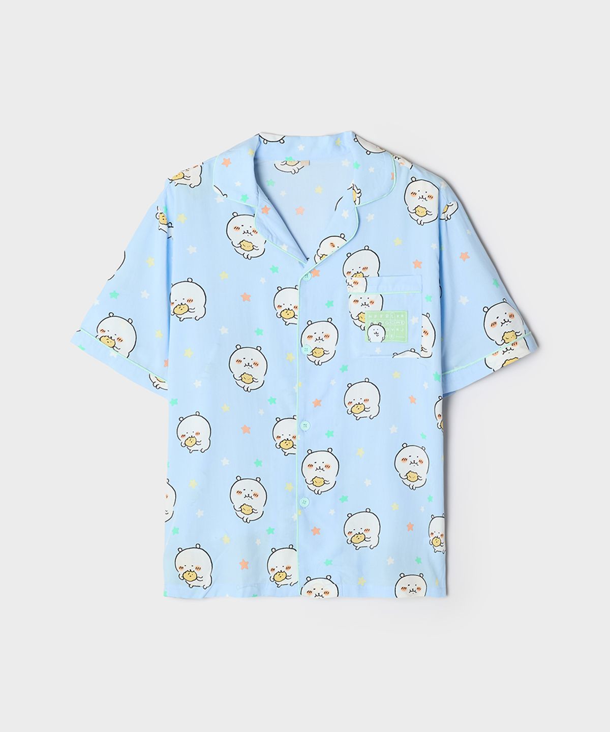 스파오(SPAO) [담곰이] 엄청 시원하담곰 반팔 파자마(LIGHT BLUE)_SPPPG25U04