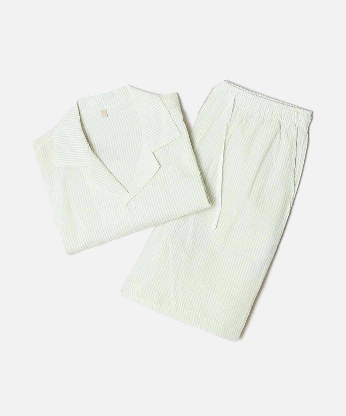 스파오(SPAO) [COMFORT] 시어서커 반팔 파자마_SPLOG37A01