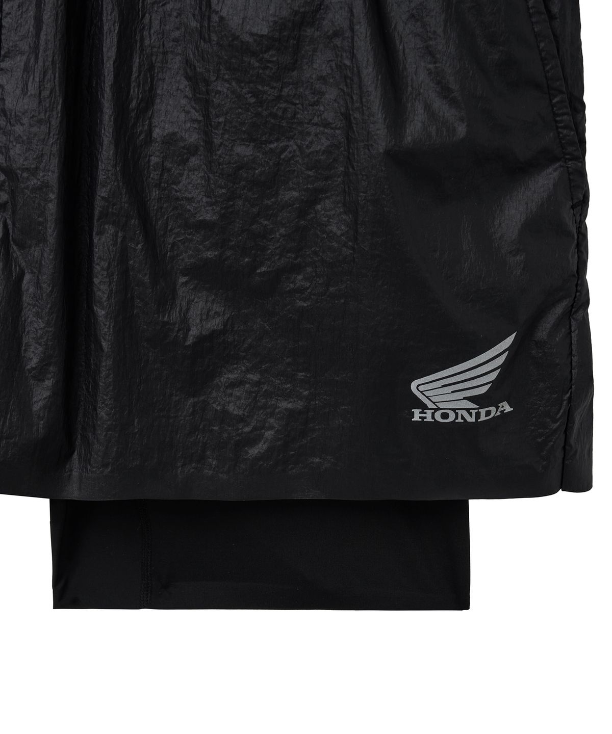 핍스 모터사이클(PHYPS MOTORCYCLE) Speed Run Layered Shorts Black