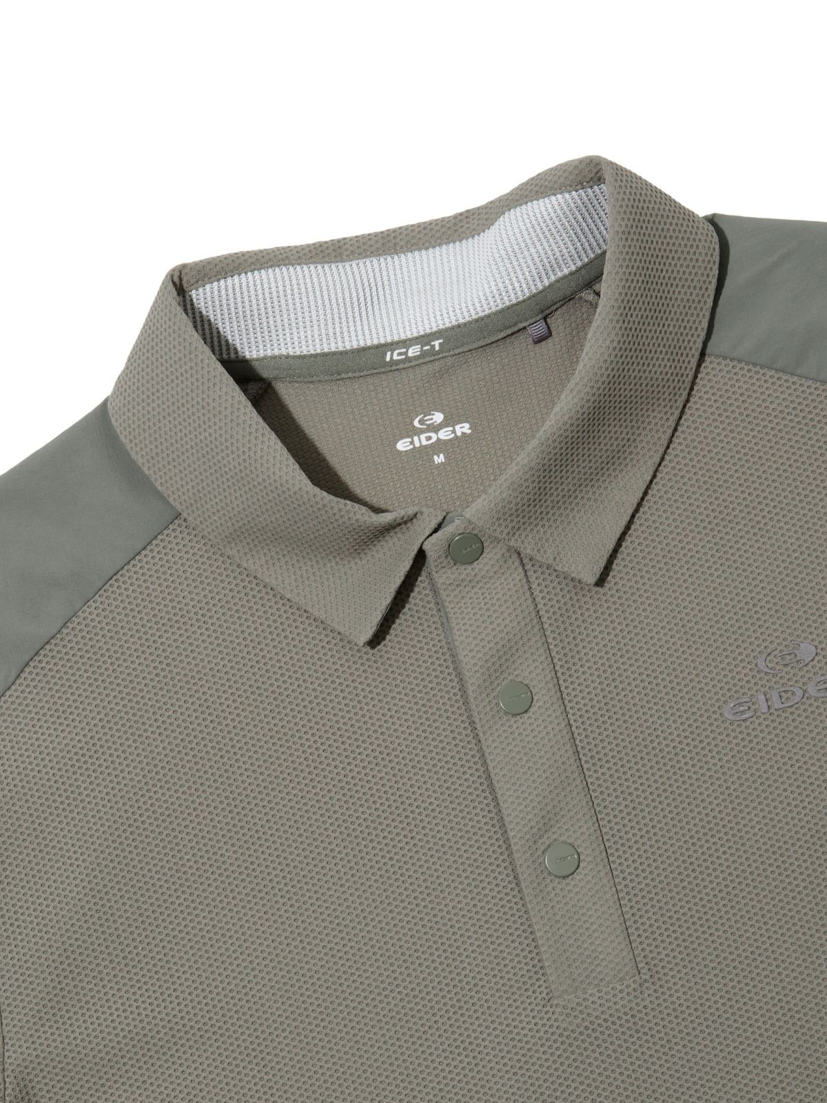 아이더(EIDER) ON THE ROCK (온더락) 남성 하이브리드 반팔 폴로 티셔츠_Light Khaki