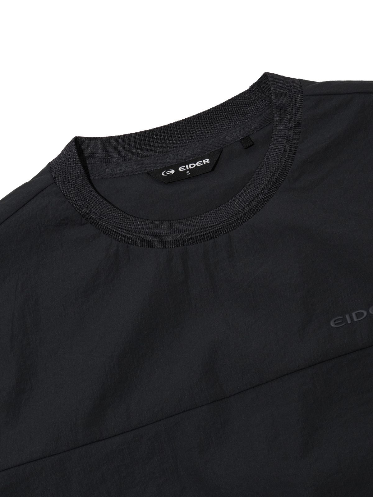 아이더(EIDER) brrr (브르르) 여성 우븐 라운드 티셔츠_Dark Grey