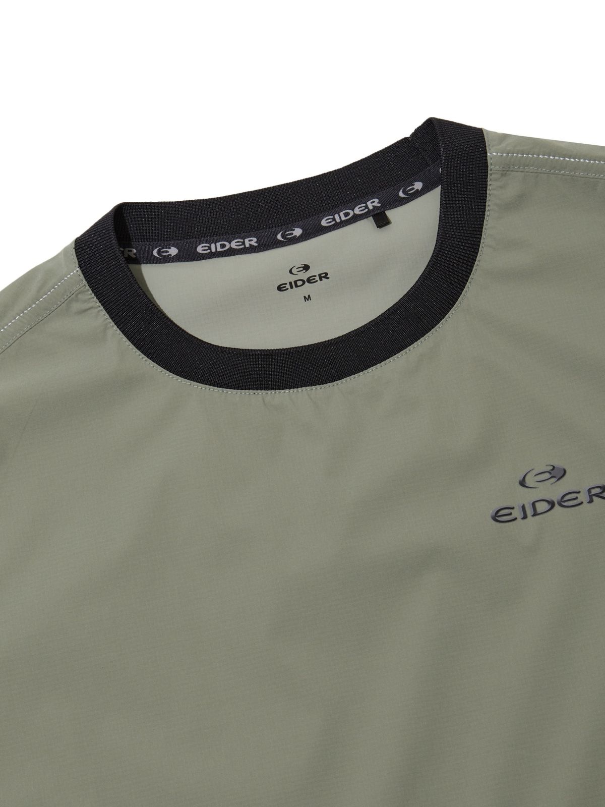 아이더(EIDER) HERITAGE (헤리티지) 남성 우븐 반팔 라운드 티셔츠_Light Khaki
