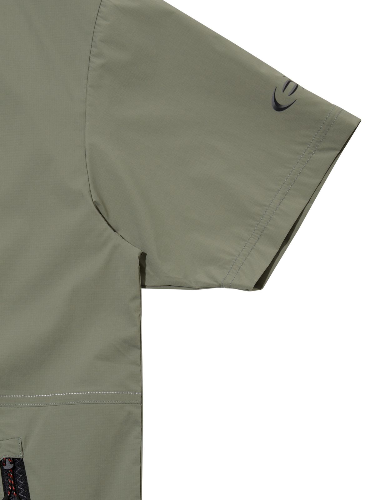 아이더(EIDER) HERITAGE (헤리티지) 남성 우븐 반팔 라운드 티셔츠_Light Khaki