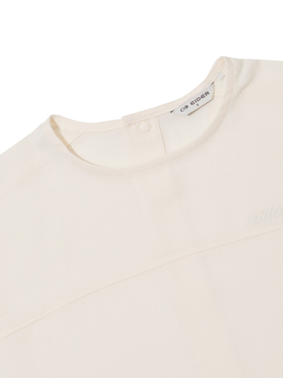 아이더(EIDER) TECH LINEN (테크 린넨) 여성 우븐 반팔 라운드 티셔츠_Cream