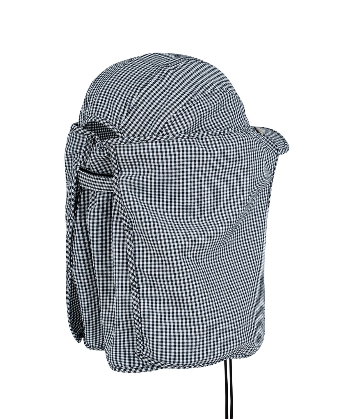 썬러브투어(SUNLOVETOUR) Check Breath Hybrid Cap Navy Gingham