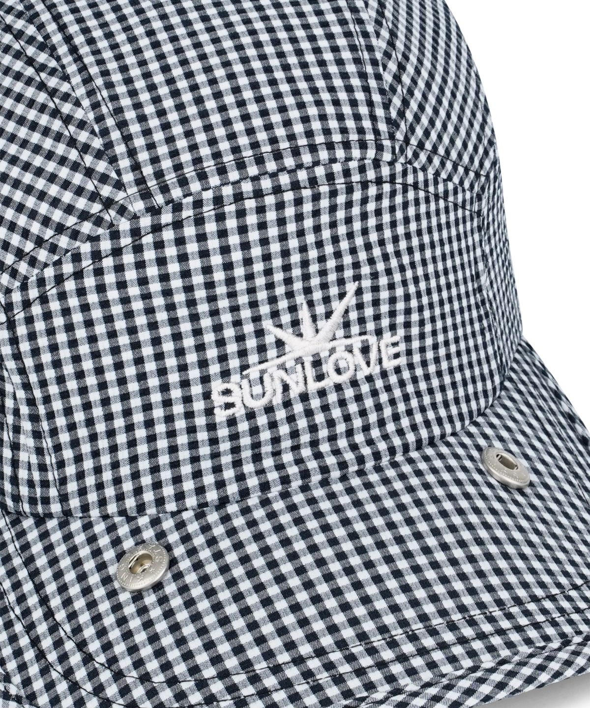 썬러브투어(SUNLOVETOUR) Check Breath Hybrid Cap Navy Gingham