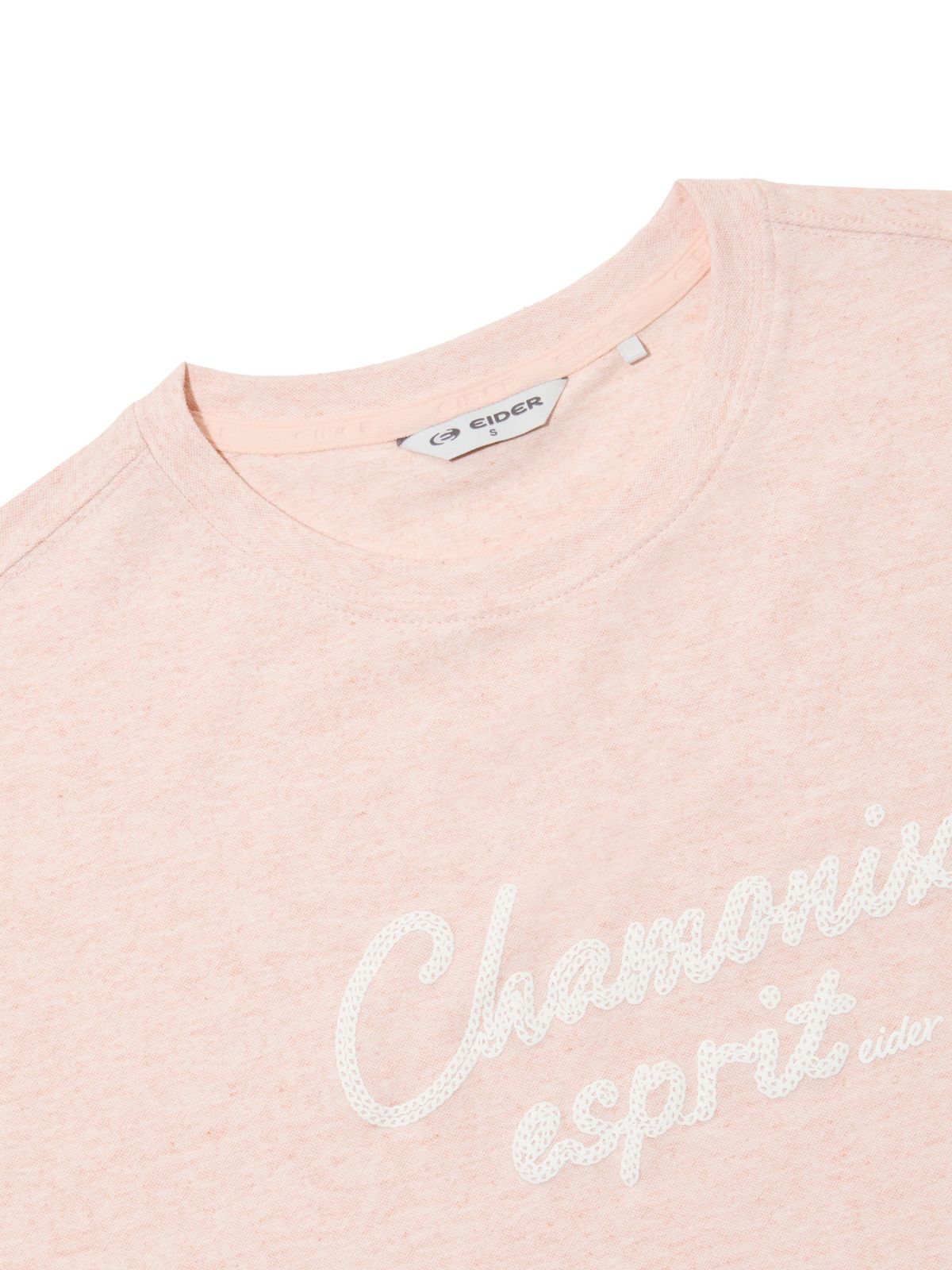 아이더(EIDER) TECH LINEN (테크 린넨) 여성 반팔 라운드 티셔츠_Cool Pink